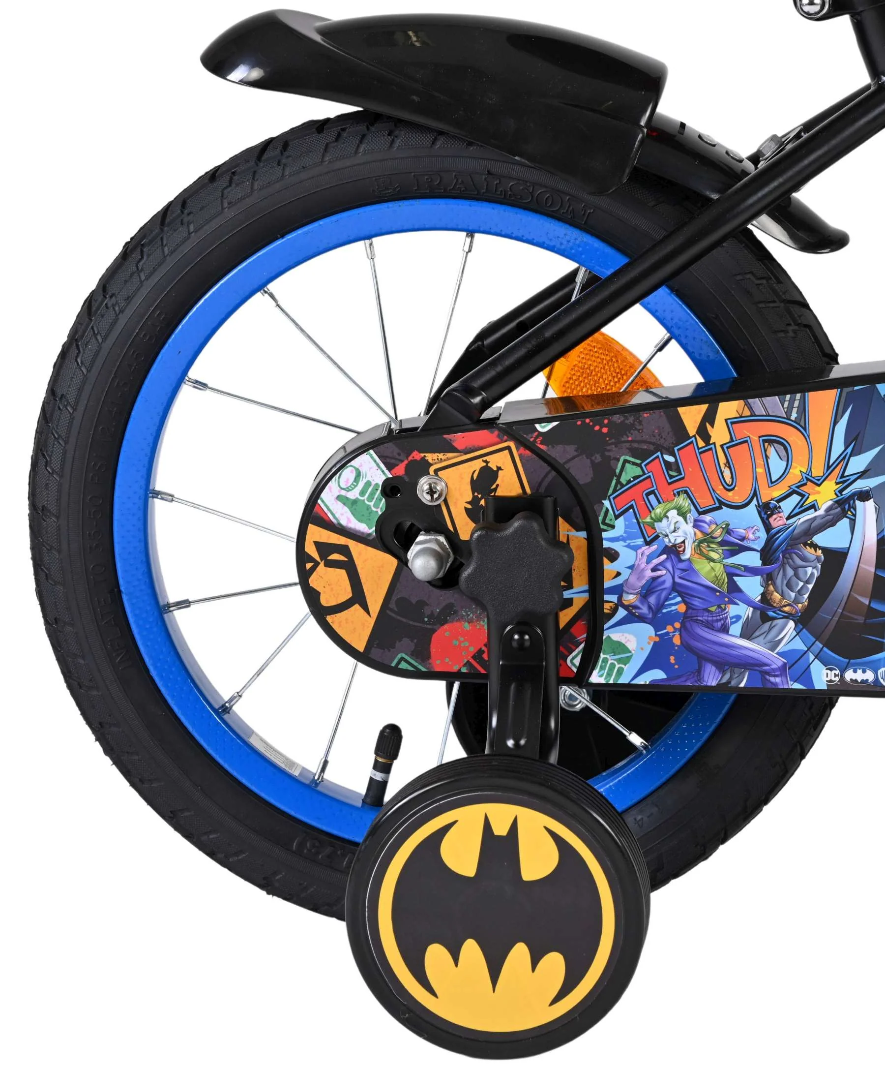 Batman Kinderfiets - Jongens - 14 inch - Zwart OUTLET - Image 3