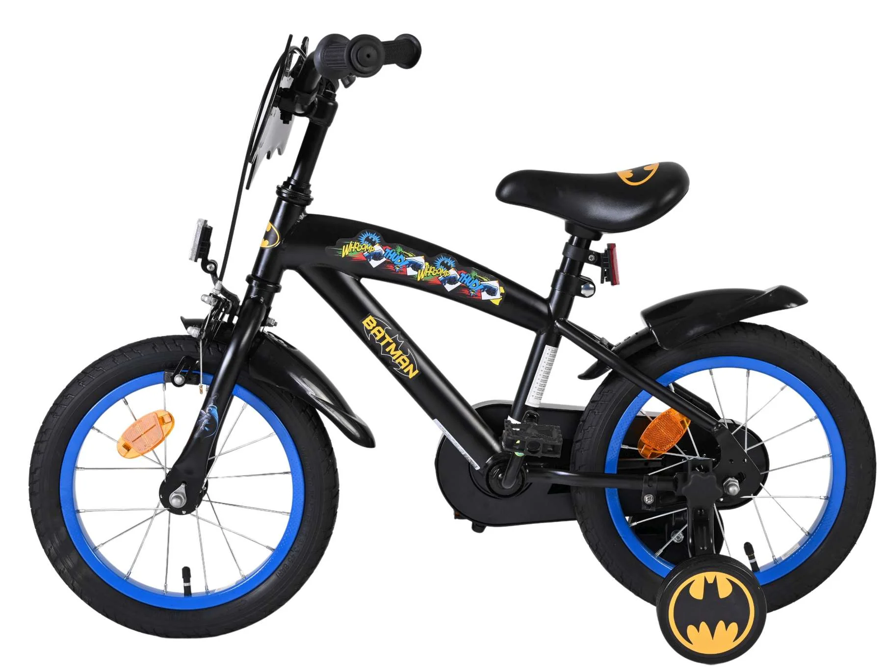 Batman Kinderfiets - Jongens - 14 inch - Zwart OUTLET - Image 8