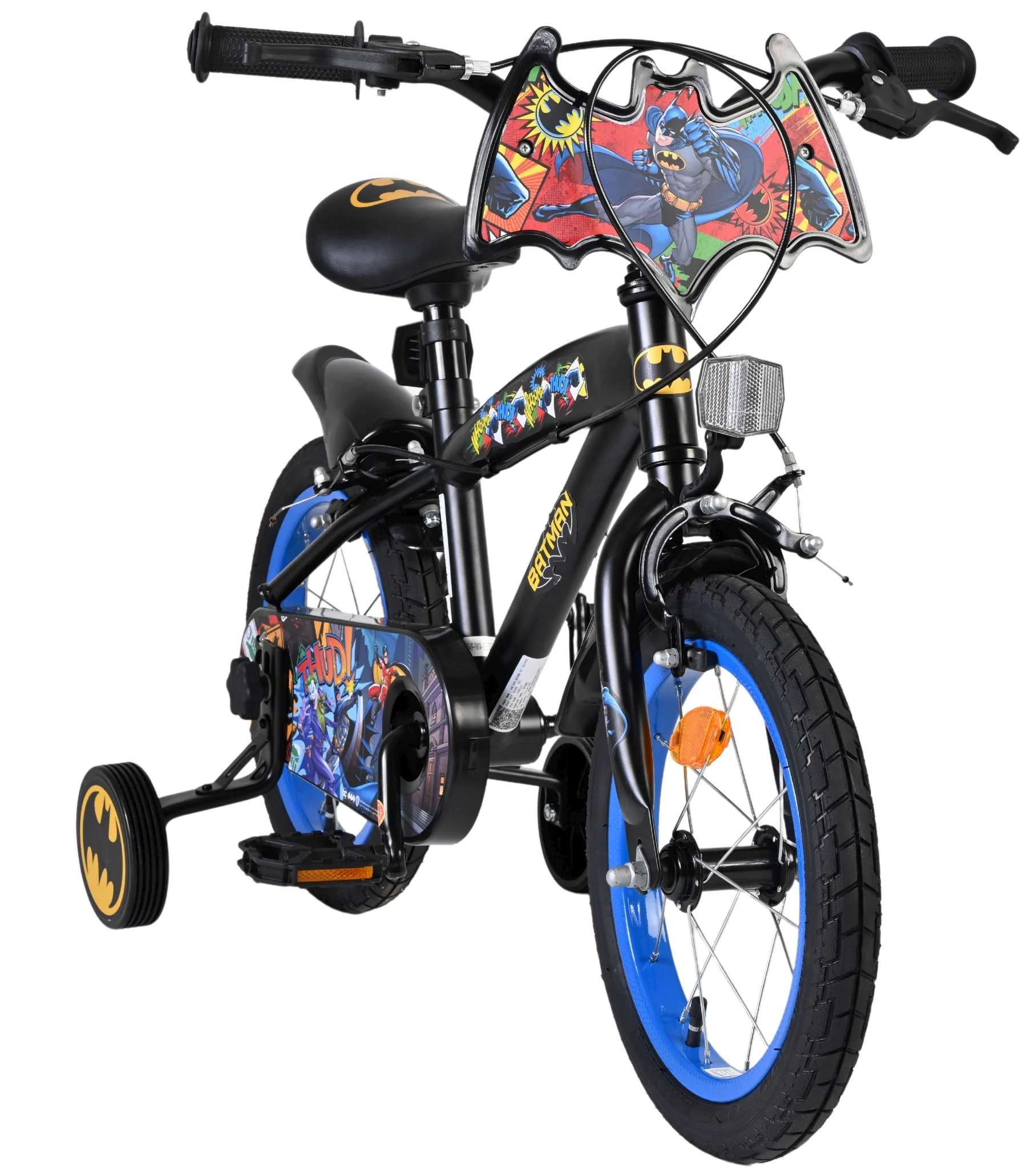 Batman Kinderfiets - Jongens - 14 inch - Zwart - Twee handremmen - Image 5