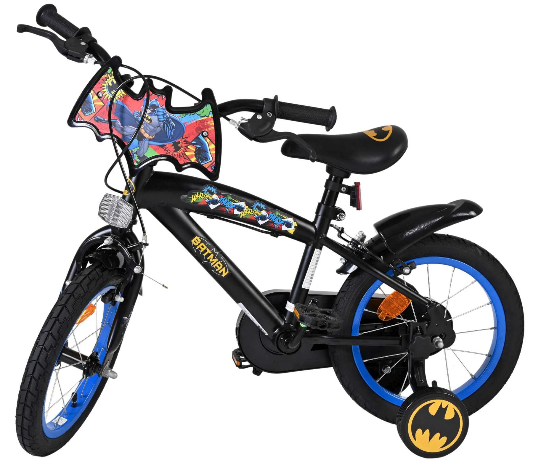 Batman Kinderfiets - Jongens - 14 inch - Zwart - Twee handremmen - Image 8