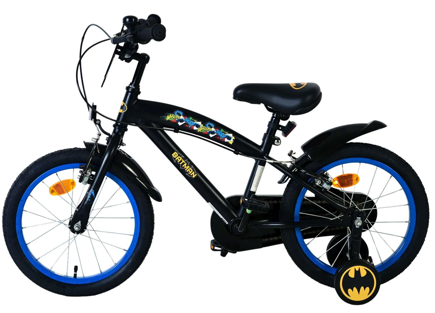 Batman Kinderfiets - Jongens - 16 inch - Zwart - 2 handremmen - Image 7