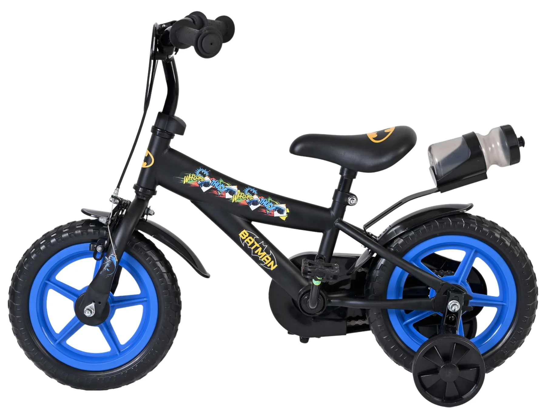 Batman Kinderfiets - Jongens - Mag Wheels - 12 inch - Zwart - Image 7