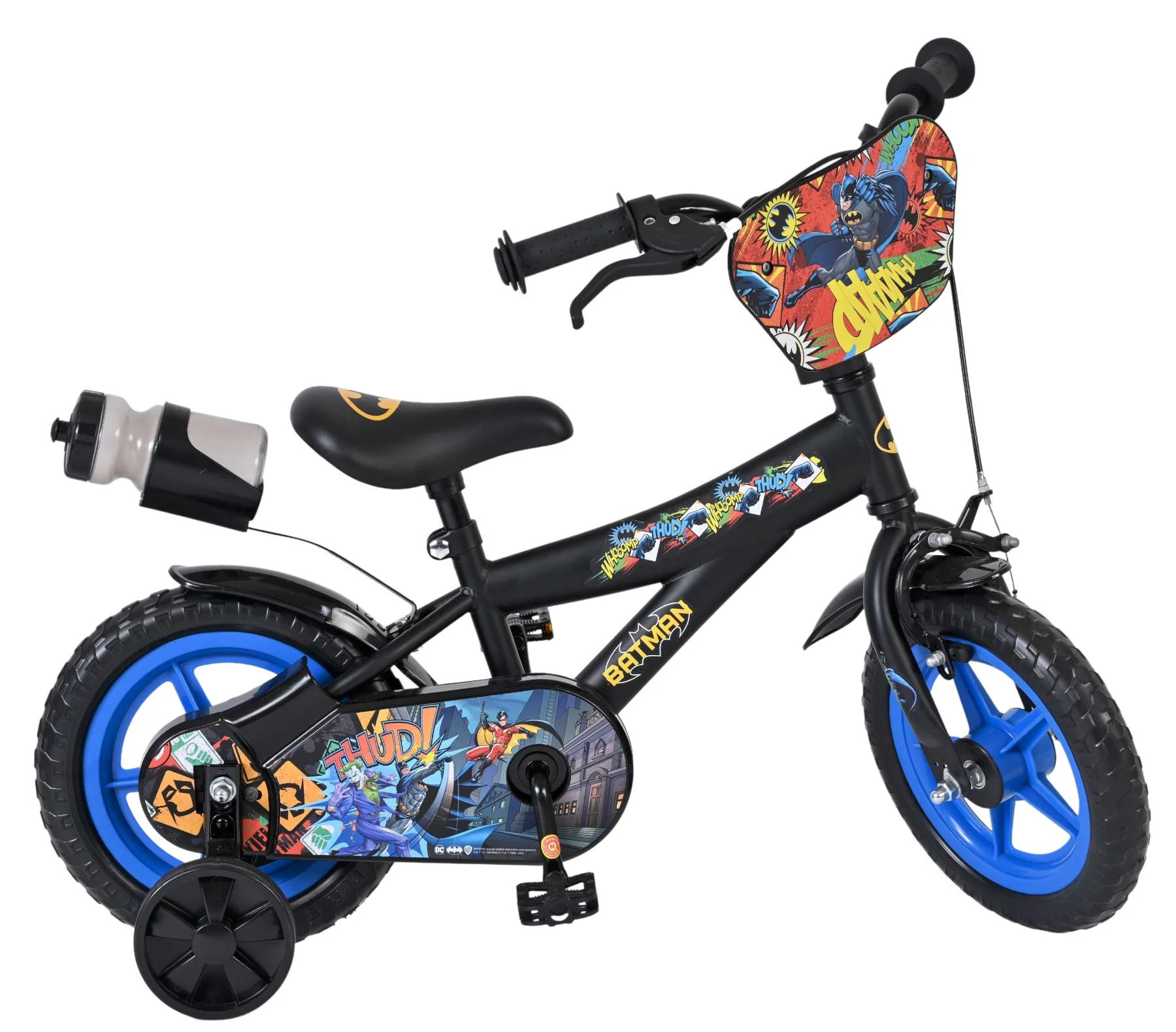 Batman Kinderfiets - Jongens - Mag Wheels - 12 inch - Zwart - Image 9