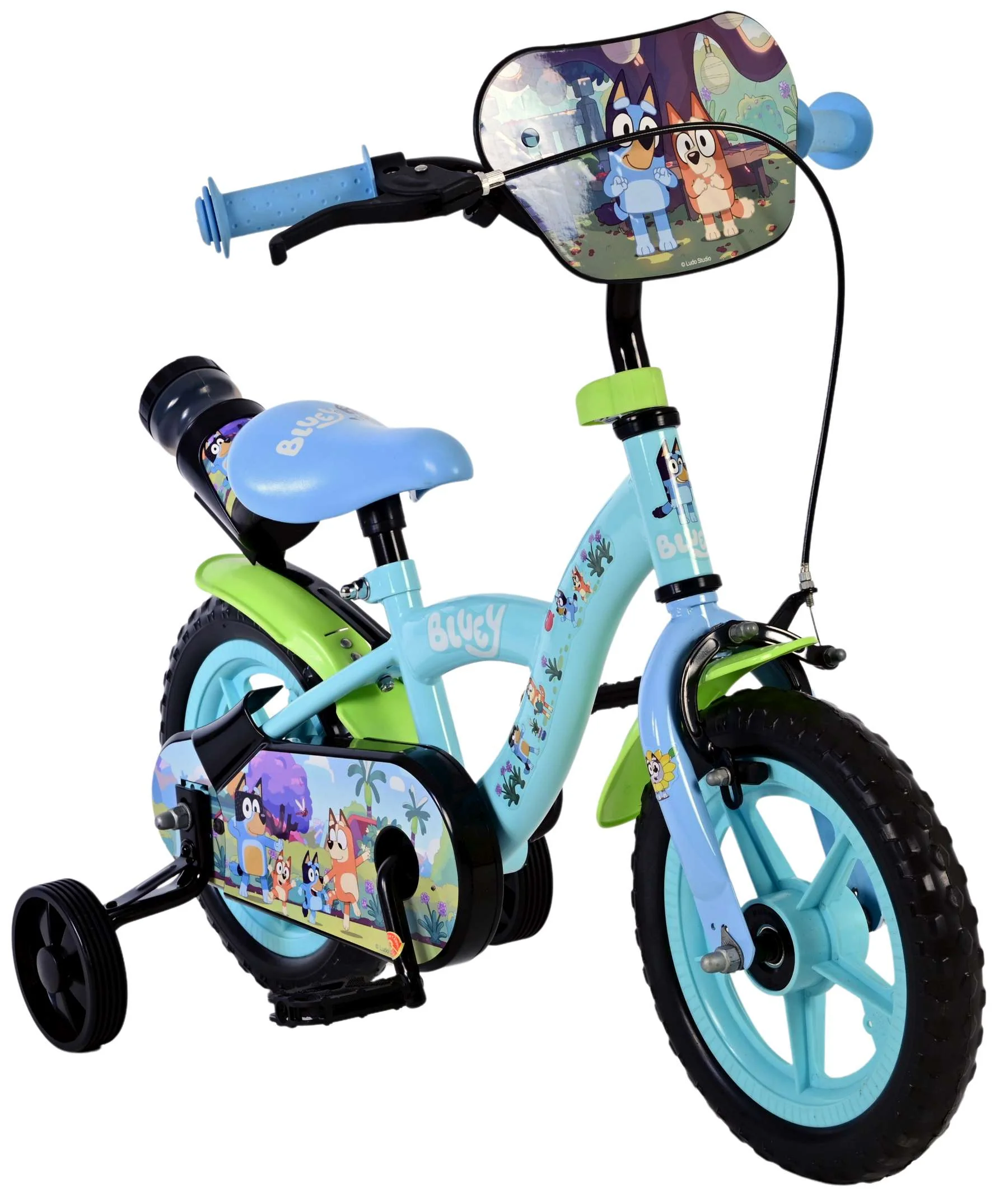 Bluey Kinderfiets - Jongens - Mag Wheels - 12 inch - Blauw - Image 6