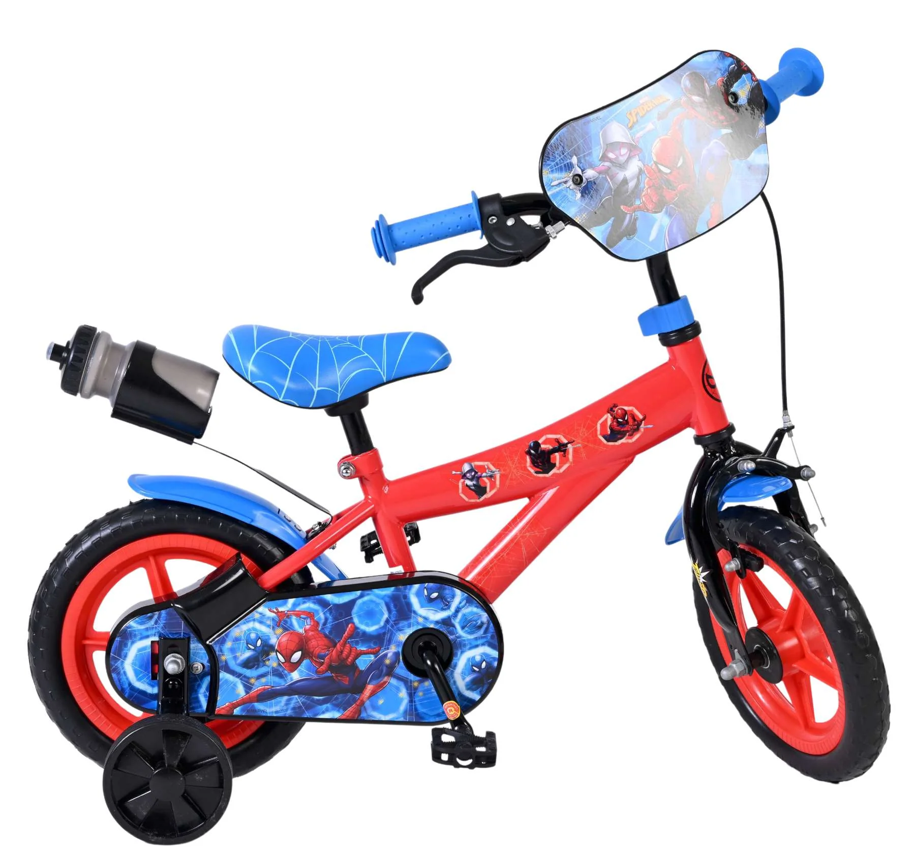 Spider-Man Kinderfiets - Jongens - Mag Wheels - 12 inch - Rood - Image 10