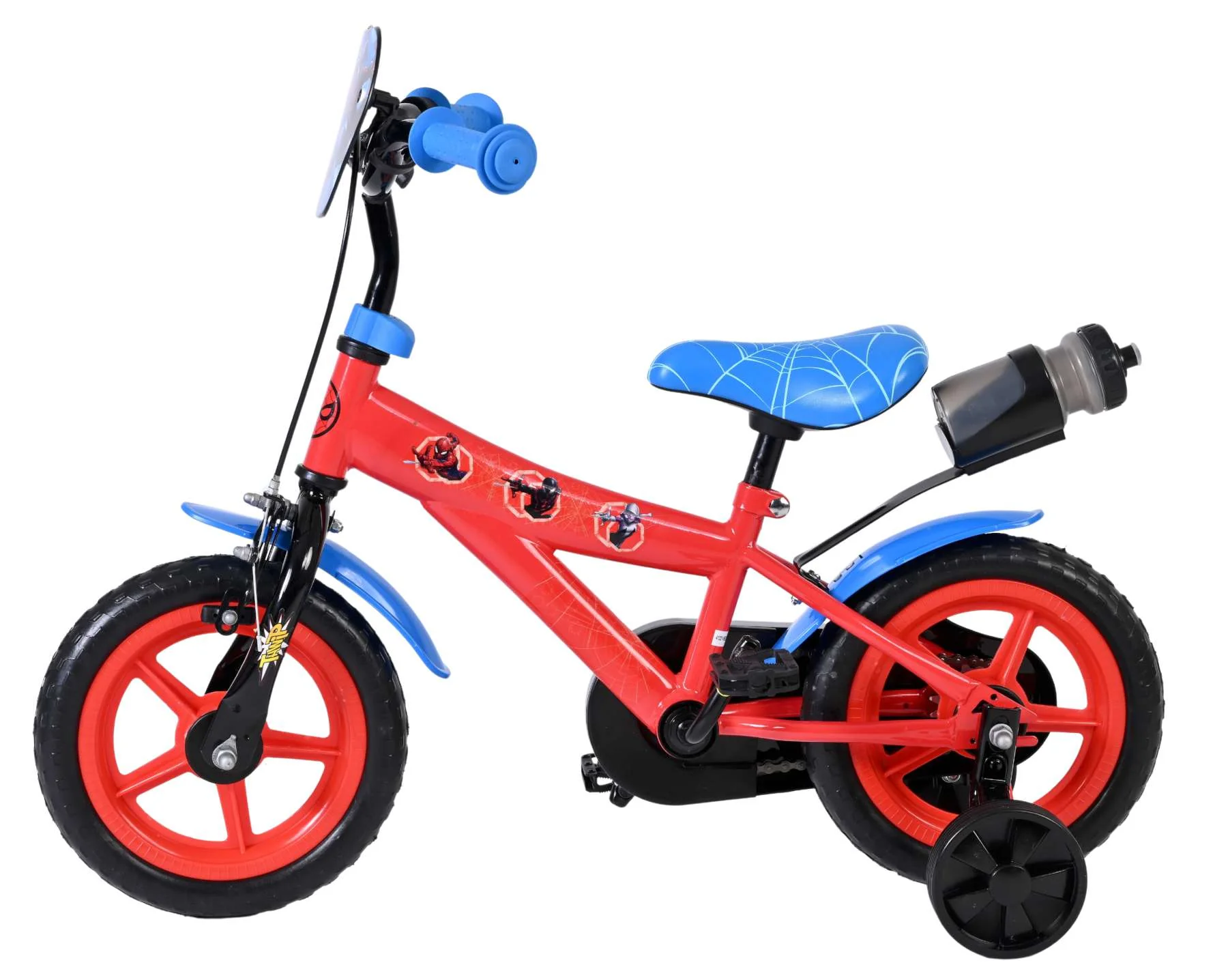Spider-Man Kinderfiets - Jongens - Mag Wheels - 12 inch - Rood - Image 7