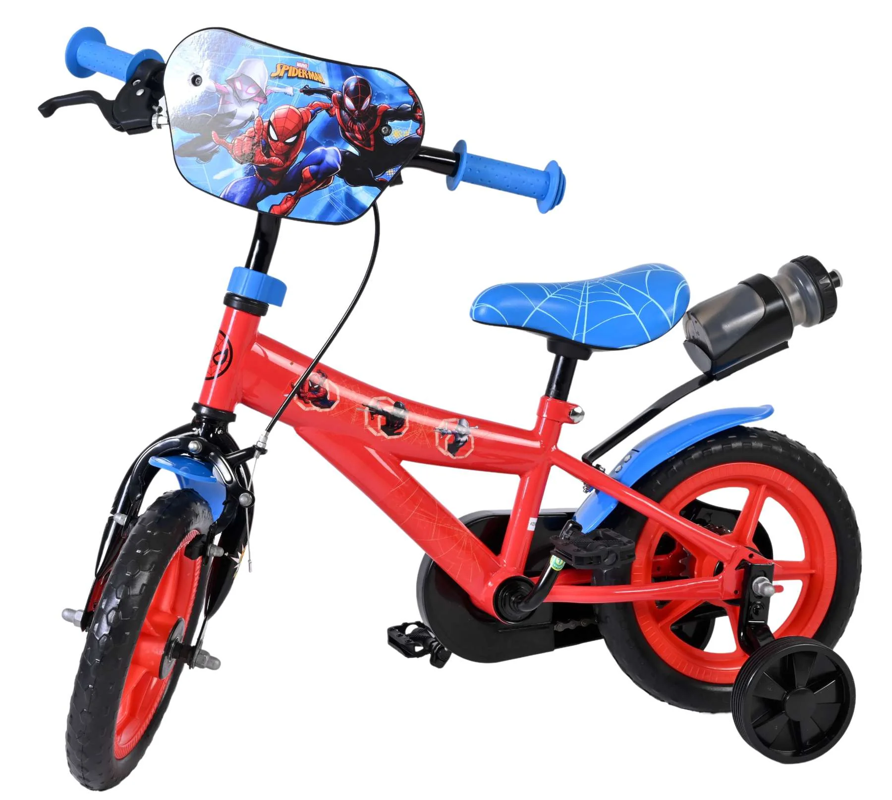 Spider-Man Kinderfiets - Jongens - Mag Wheels - 12 inch - Rood - Image 8