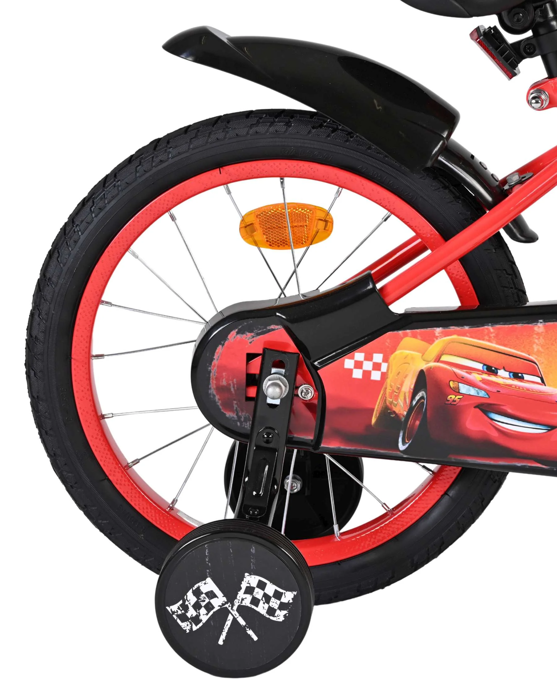 Disney Cars Kinderfiets - Jongens - 16 inch - Rood OUTLET - Image 2