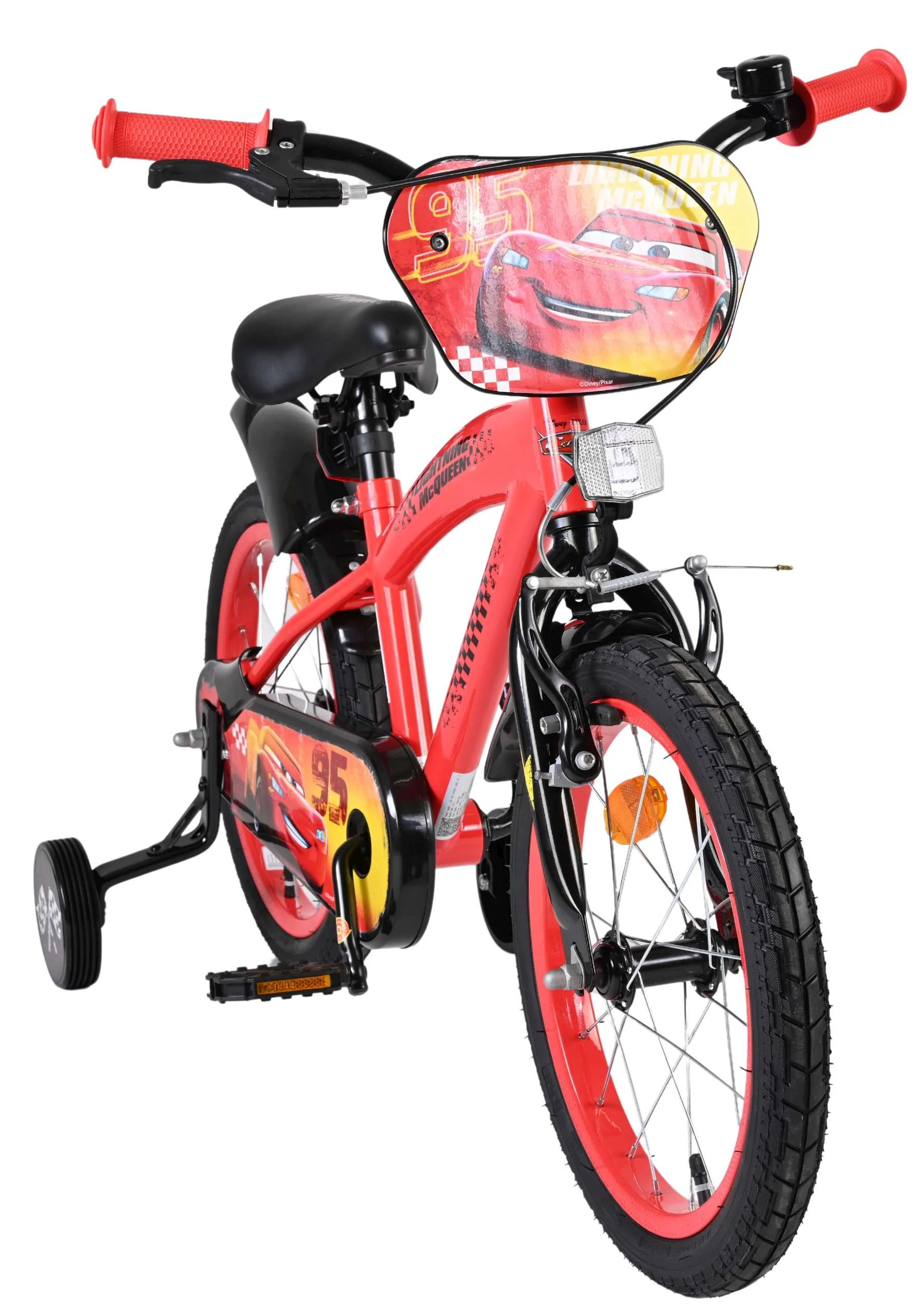 Disney Cars Kinderfiets - Jongens - 16 inch - Rood OUTLET - Image 5