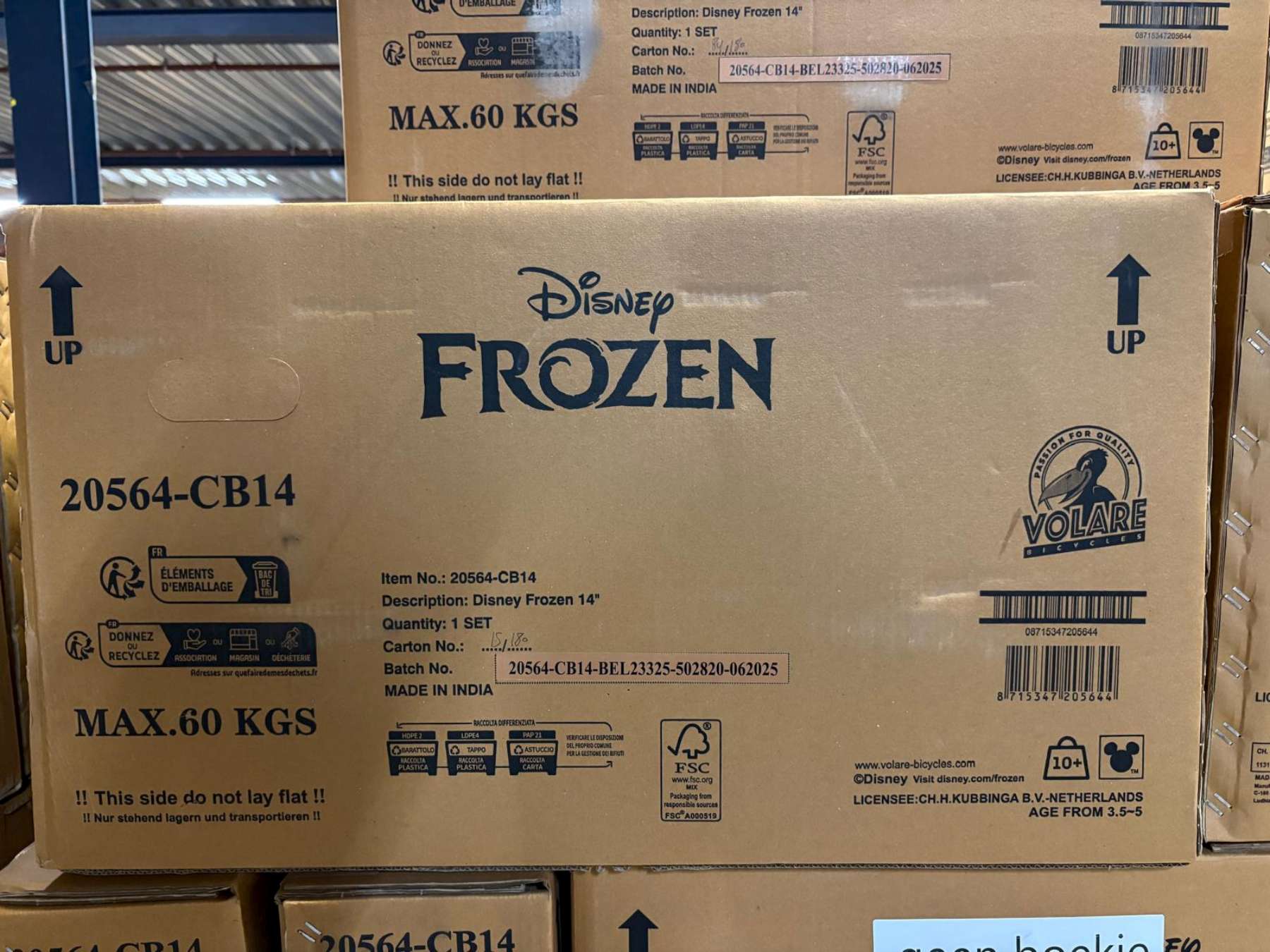 Disney Frozen 2 Kinderfiets - Meisjes - 14 inch - Blauw/Paars - Image 13