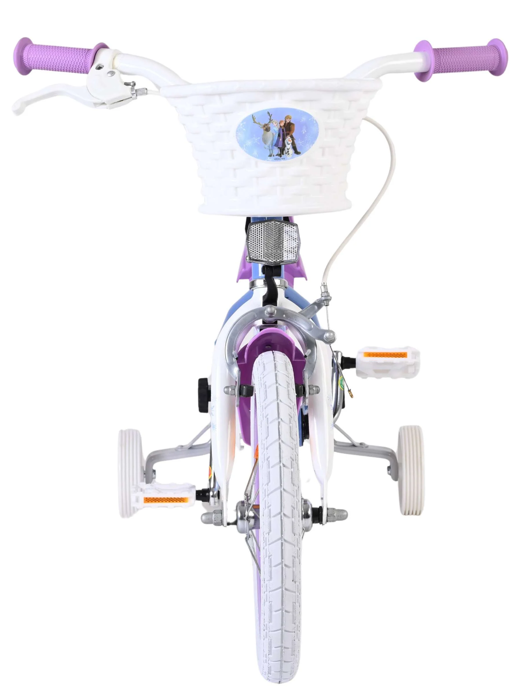 Disney Frozen 2 Kinderfiets - Meisjes - 14 inch - Blauw/Paars - Image 6