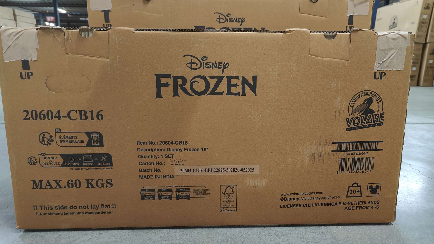 Disney Frozen 2 Kinderfiets - Meisjes - 16 inch - Blauw/Paars - Image 13