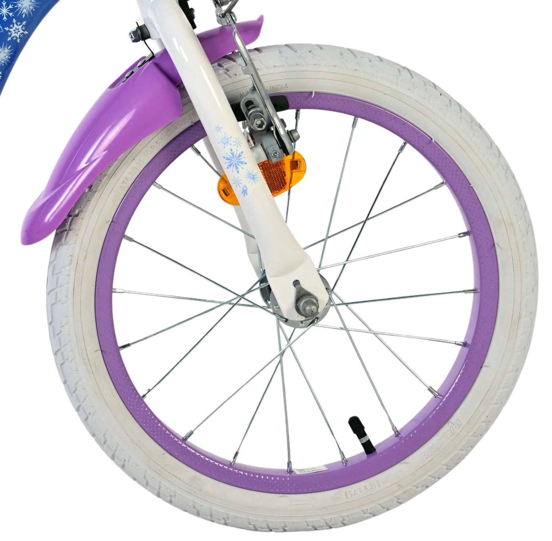 Disney Frozen 2 Kinderfiets - Meisjes - 16 inch - Blauw/Paars - Image 3