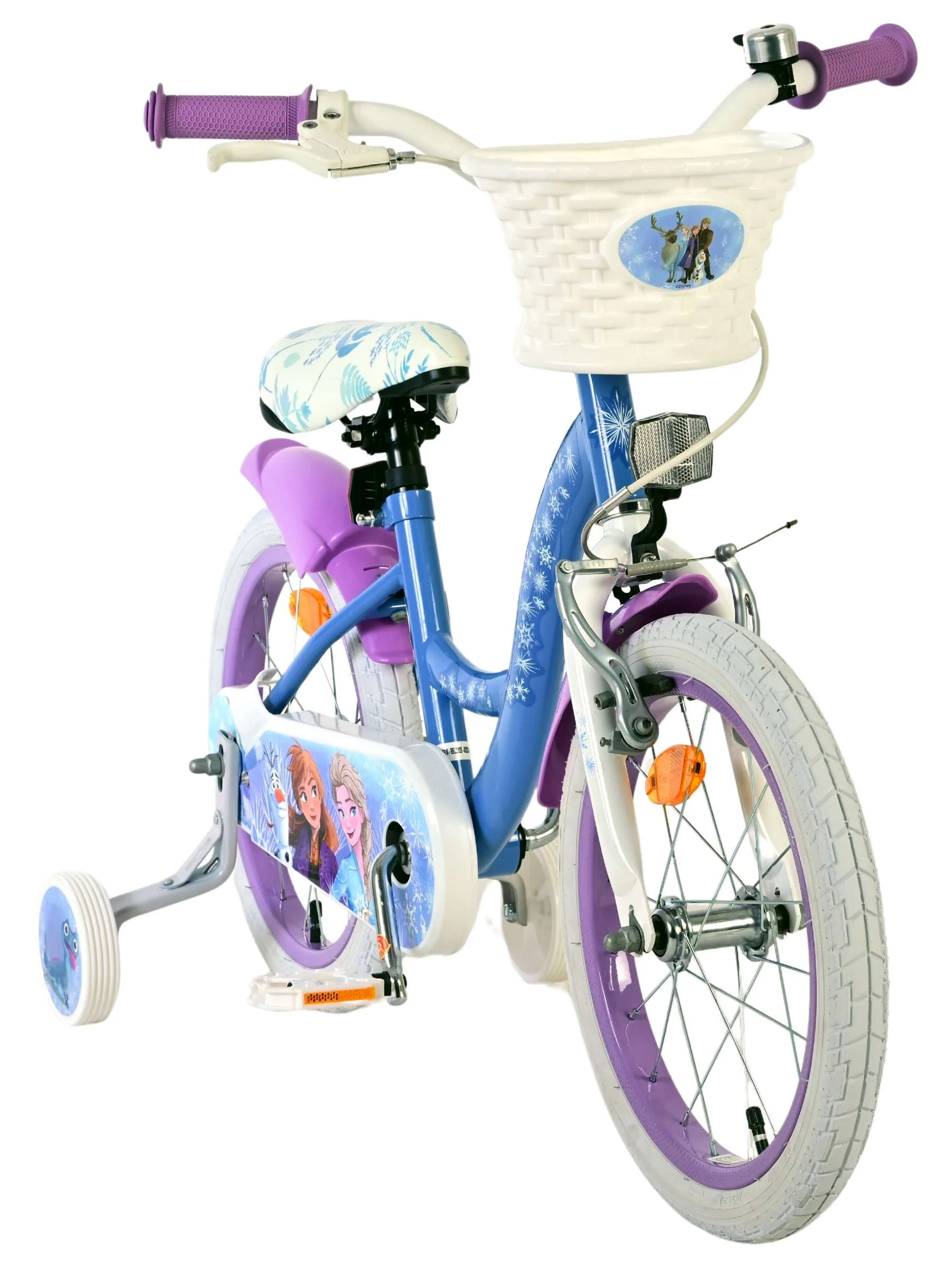 Disney Frozen 2 Kinderfiets - Meisjes - 16 inch - Blauw/Paars - Image 5