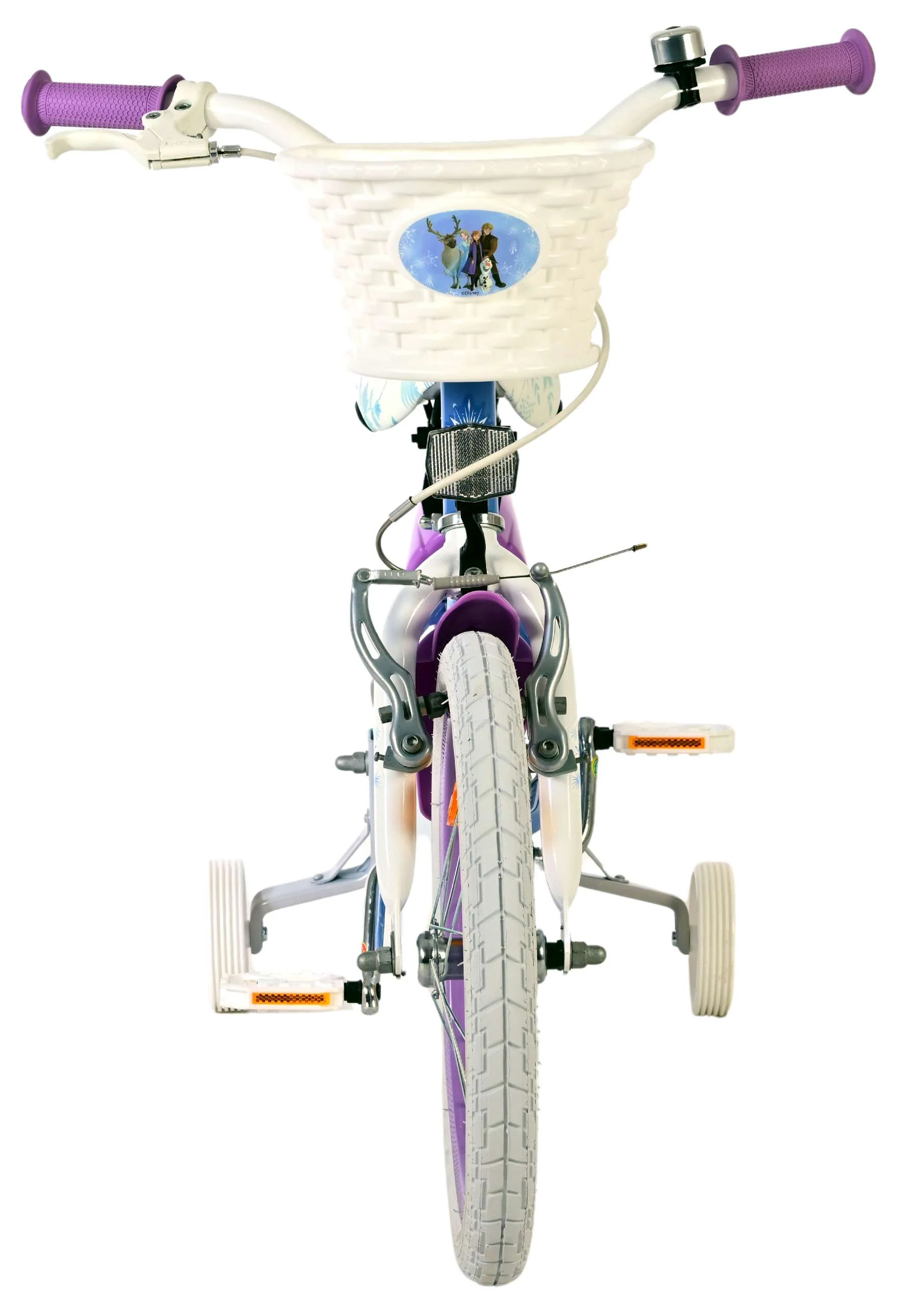 Disney Frozen 2 Kinderfiets - Meisjes - 16 inch - Blauw/Paars - Image 6
