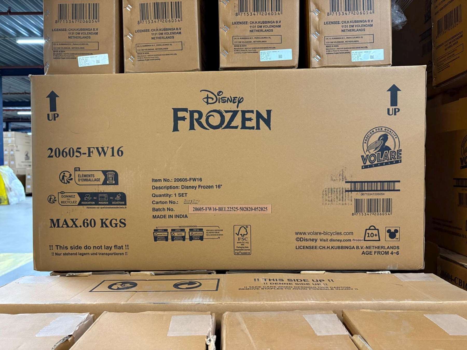 Disney Frozen 2 Kinderfiets - Meisjes - 16 inch - Blauw/Paars - Twee handremmen - Image 13