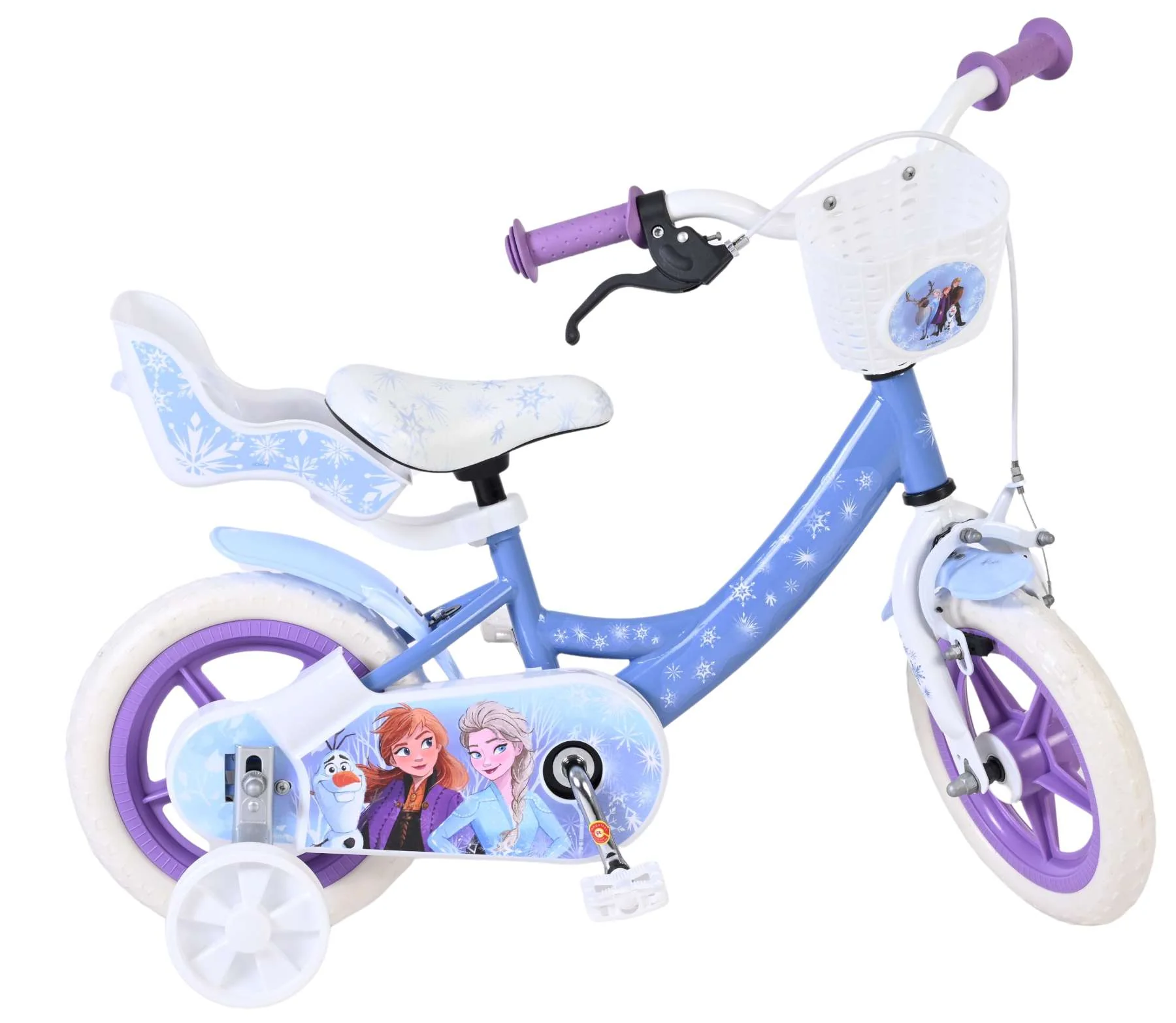 Disney Frozen Kinderfiets - Meisjes - Mag Wheels - 12 inch - Blauw - Image 10