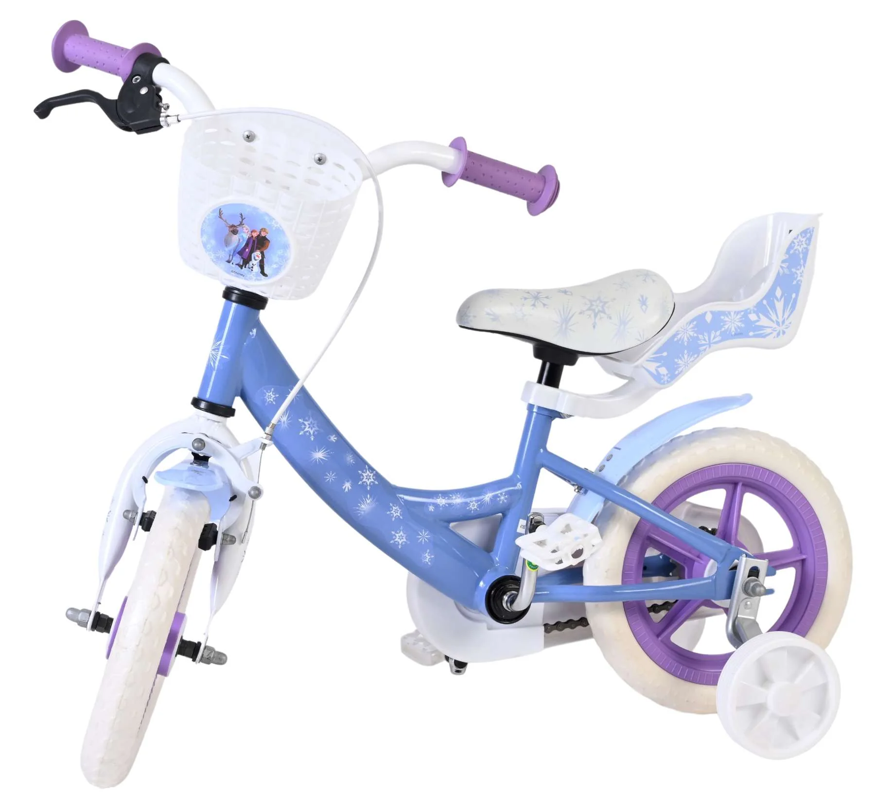 Disney Frozen Kinderfiets - Meisjes - Mag Wheels - 12 inch - Blauw - Image 8