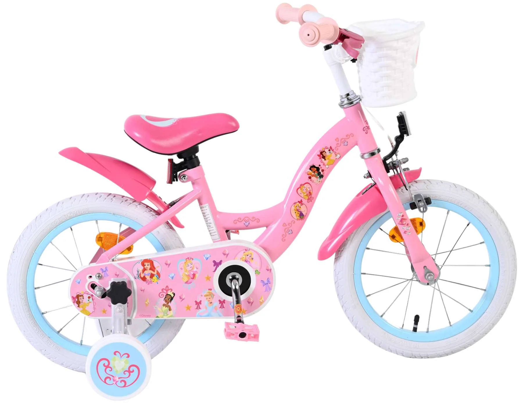 Disney Princess Kinderfiets - Meisjes - 14 inch - Roze