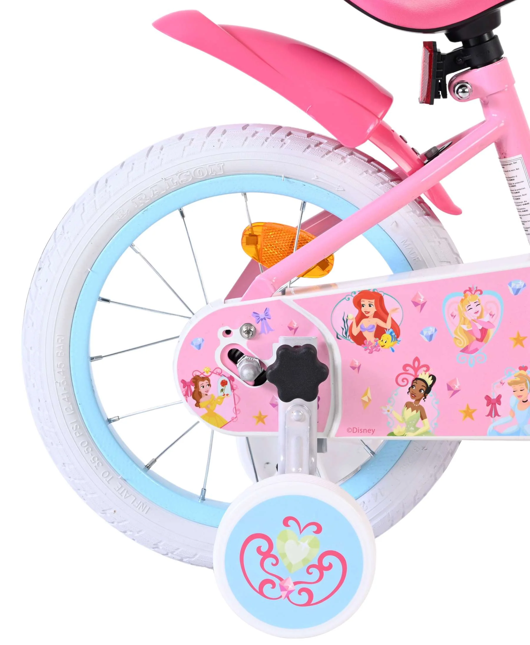 Disney Princess Kinderfiets - Meisjes - 14 inch - Roze - Image 2