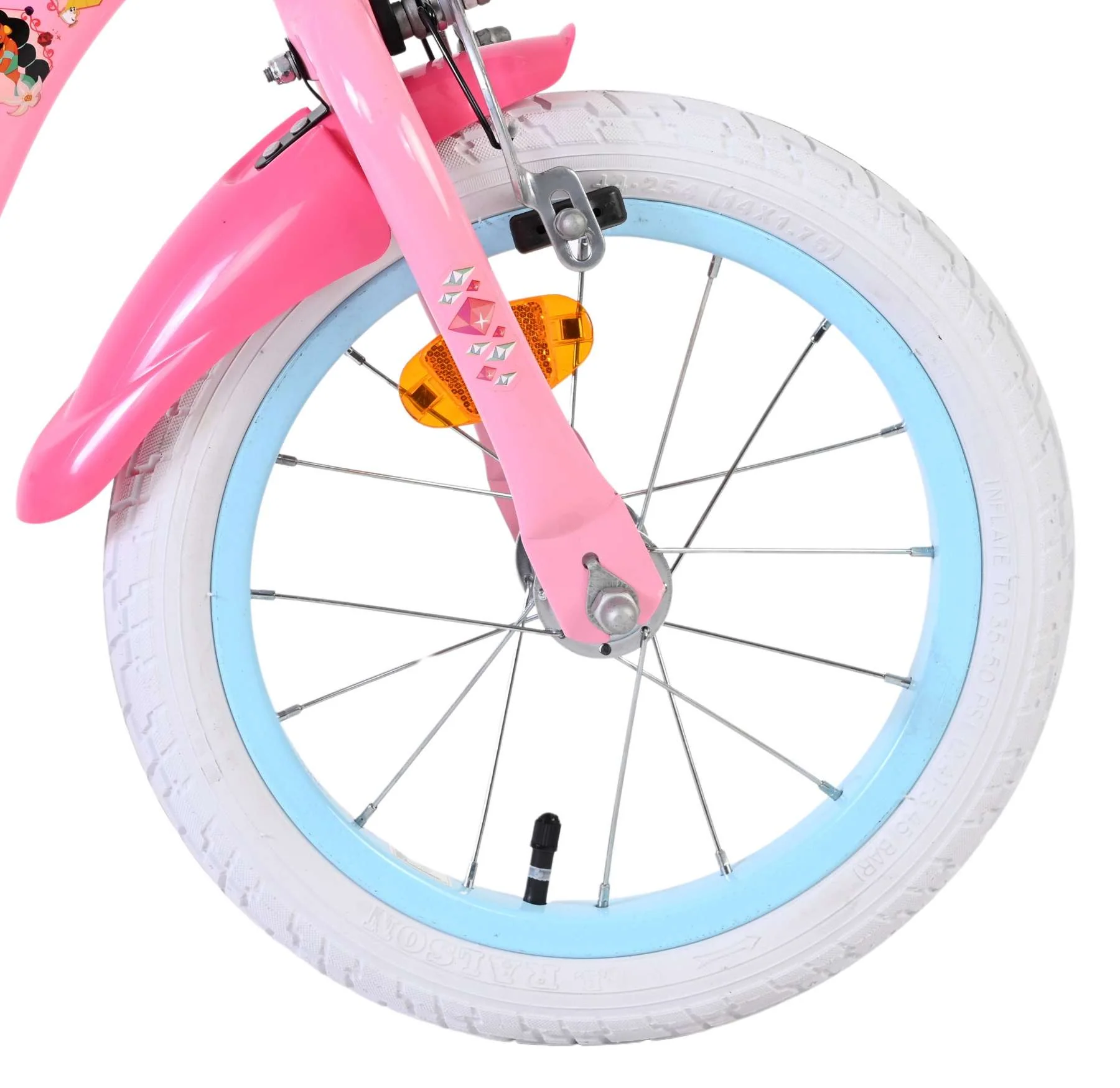 Disney Princess Kinderfiets - Meisjes - 14 inch - Roze - Image 3