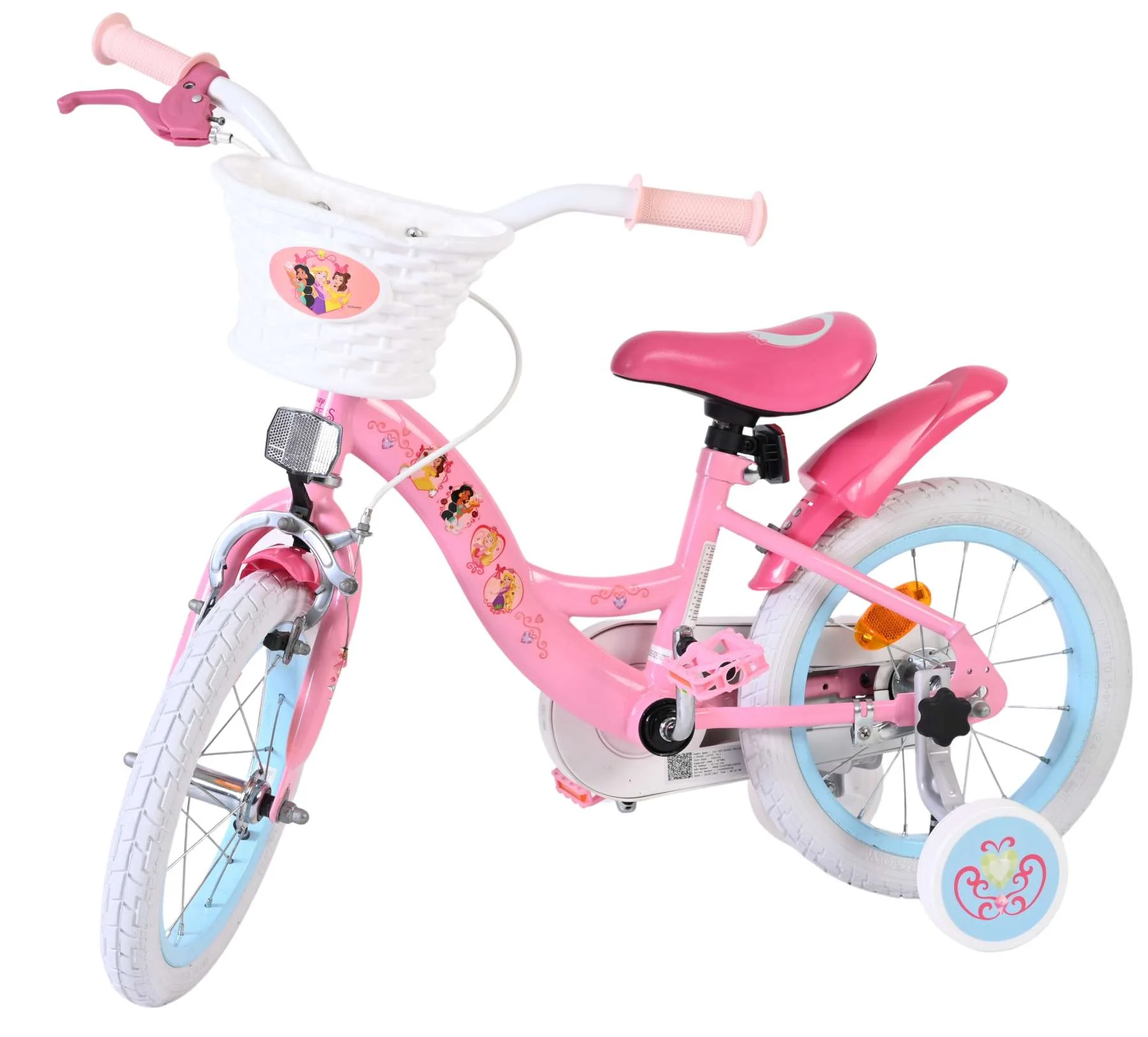 Disney Princess Kinderfiets - Meisjes - 14 inch - Roze - Image 8