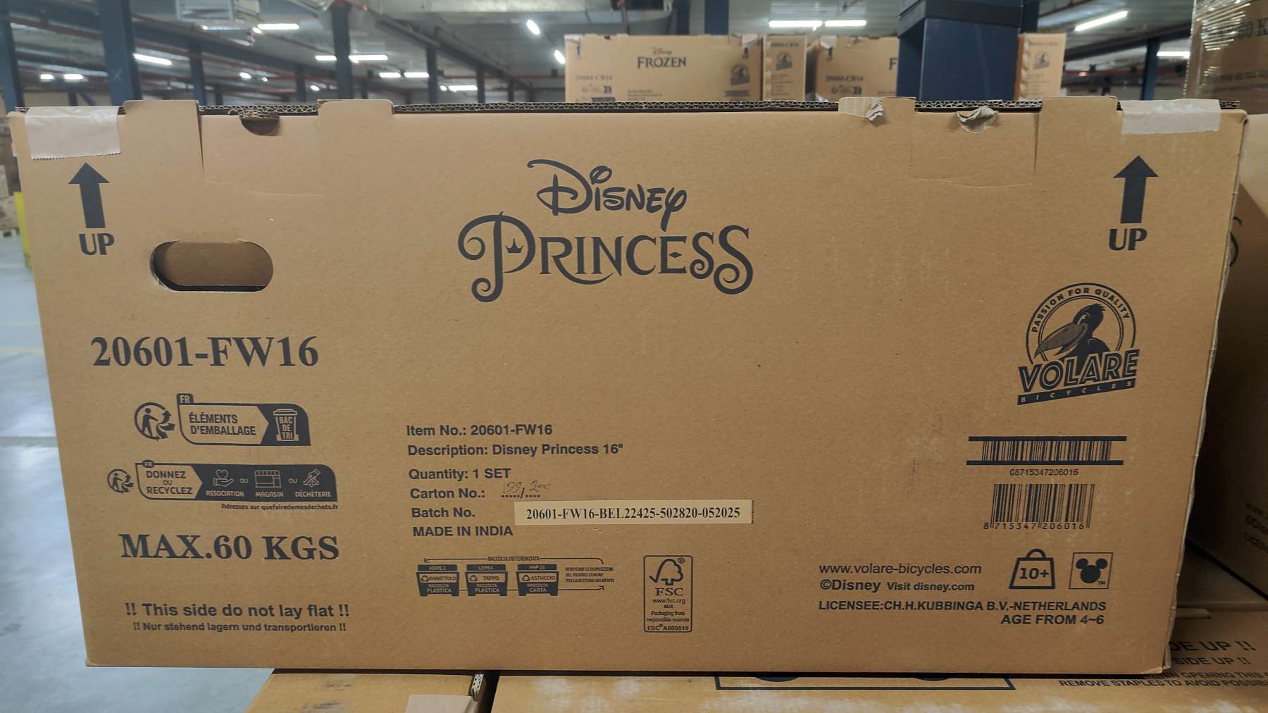 Disney Princess Kinderfiets - Meisjes - 16 inch - Roze - Twee Handremmen - Image 13