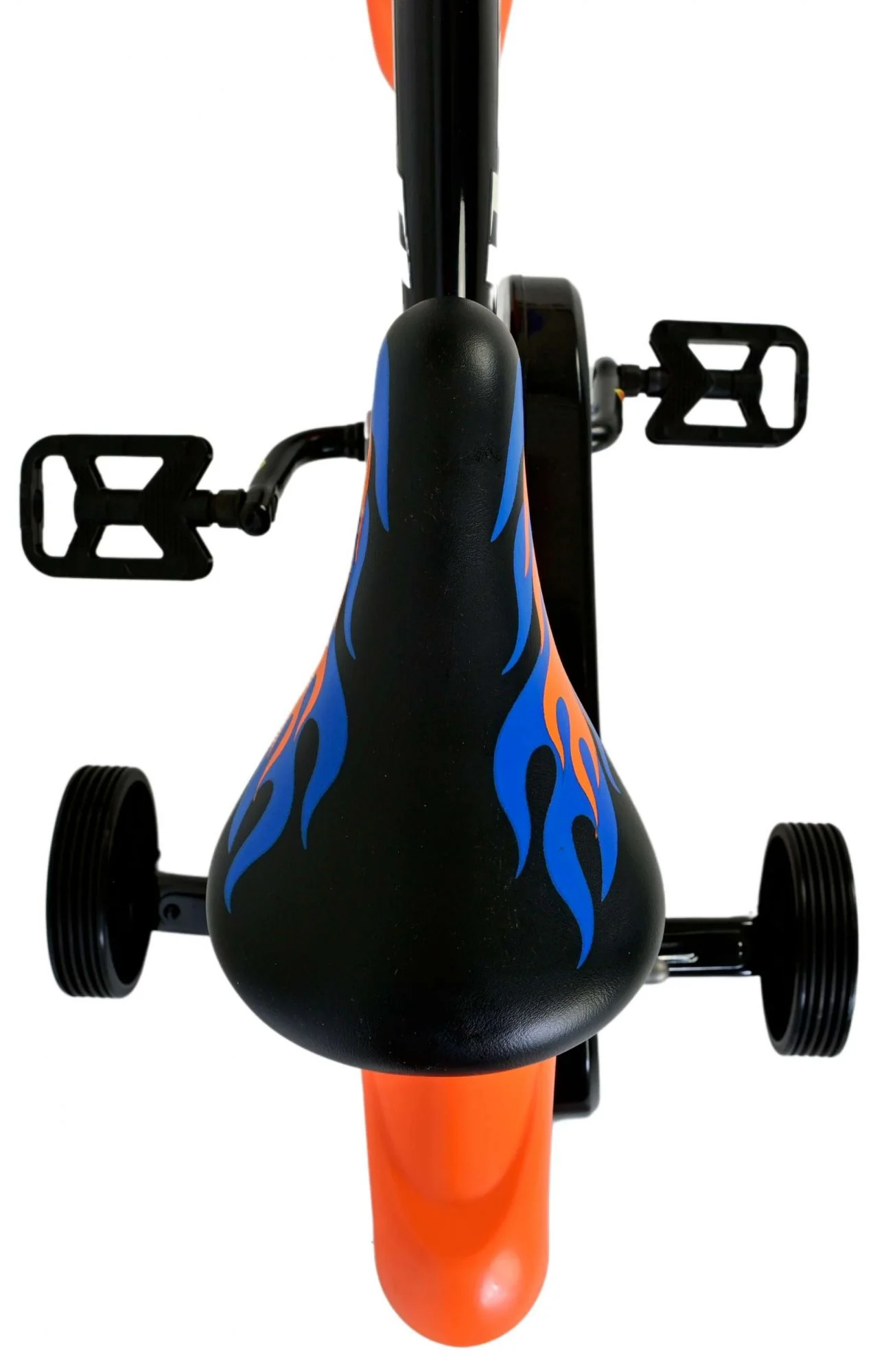 Hot Wheels Kinderfiets - Jongens - 12 inch - Zwart Oranje Blauw OUTLET - Image 5