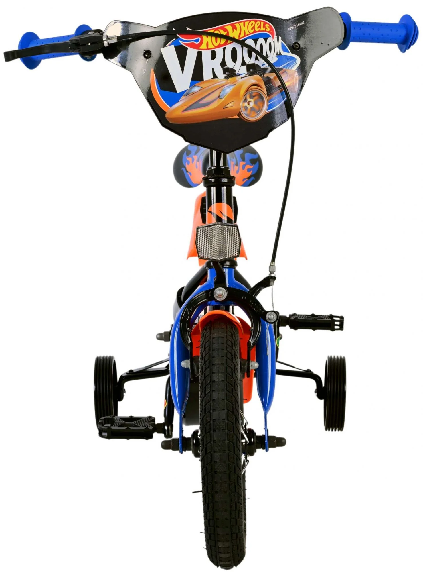 Hot Wheels Kinderfiets - Jongens - 12 inch - Zwart Oranje Blauw OUTLET - Image 7