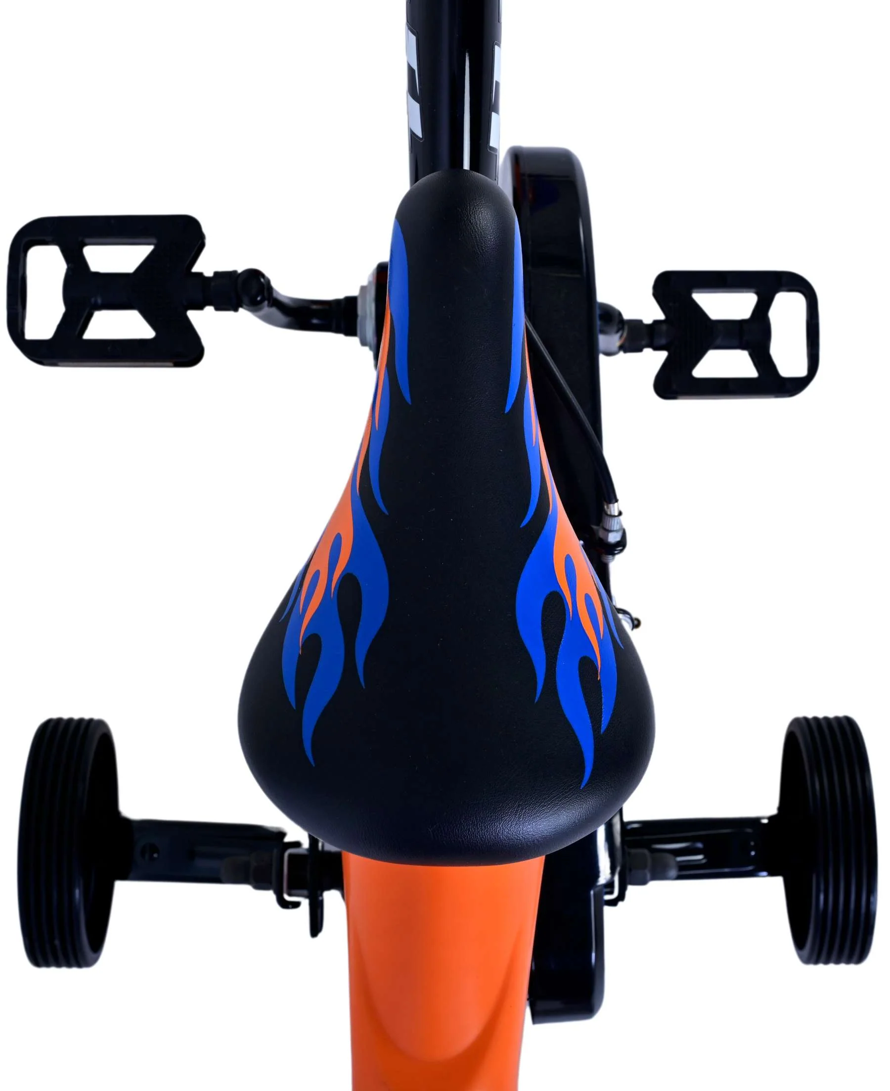 Hot Wheels Kinderfiets - Jongens - 12 inch - Zwart Oranje Blauw - Twee handremmen - Image 5