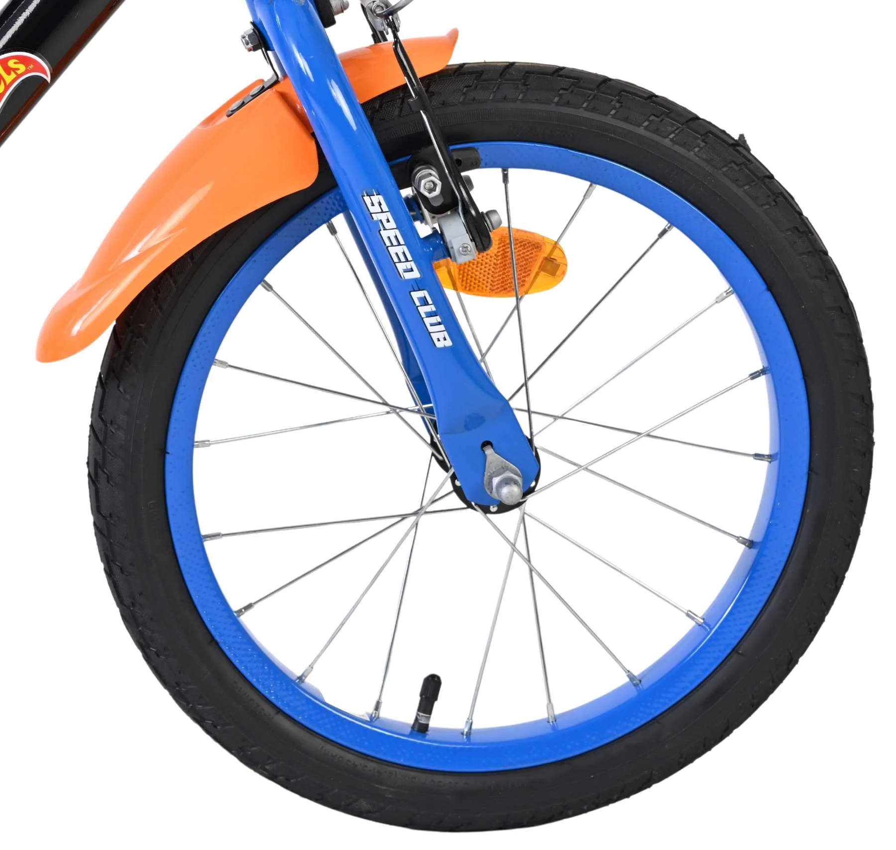 Hot Wheels Kinderfiets - Jongens - 16 inch - Zwart Oranje Blauw - Twee Handremmen - Image 4