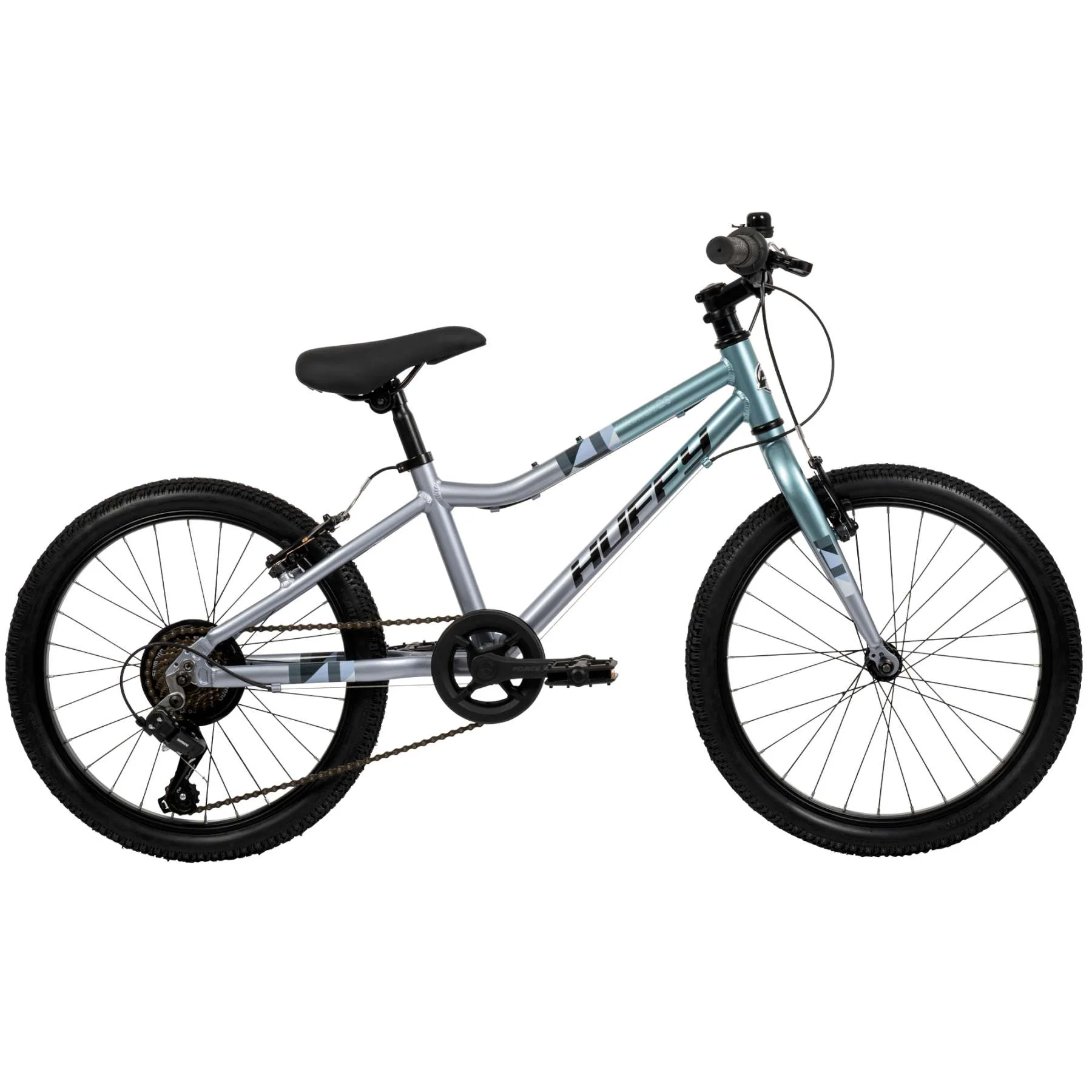 Literide Kinderfiets - Jongens - 20 inch - Turquoise/Zilver - Twee handremmen