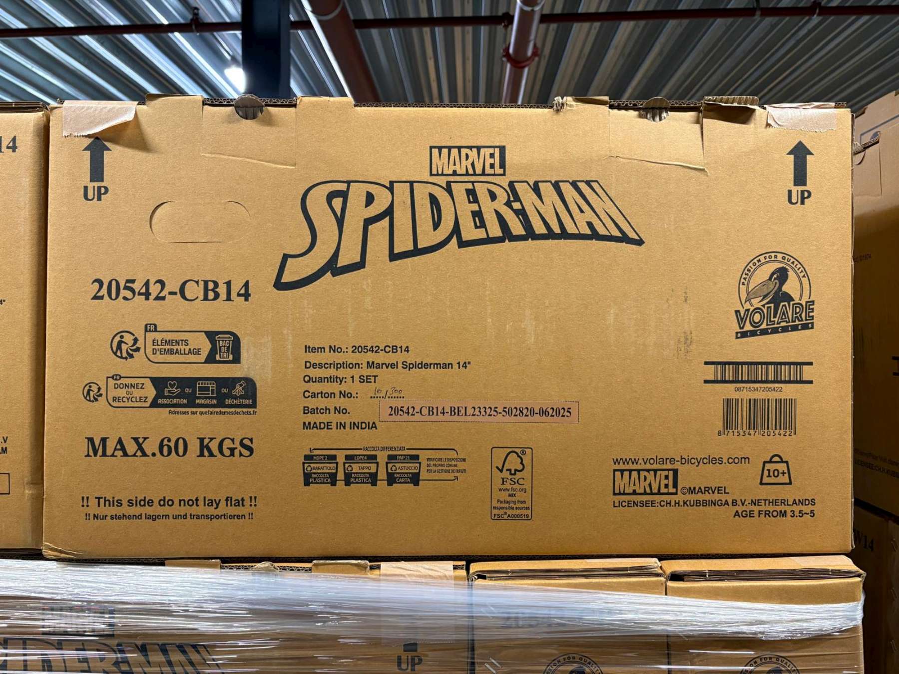 Marvel Spider-Man Kinderfiets - Jongens - 14 inch - Rood/Blauw - Image 13