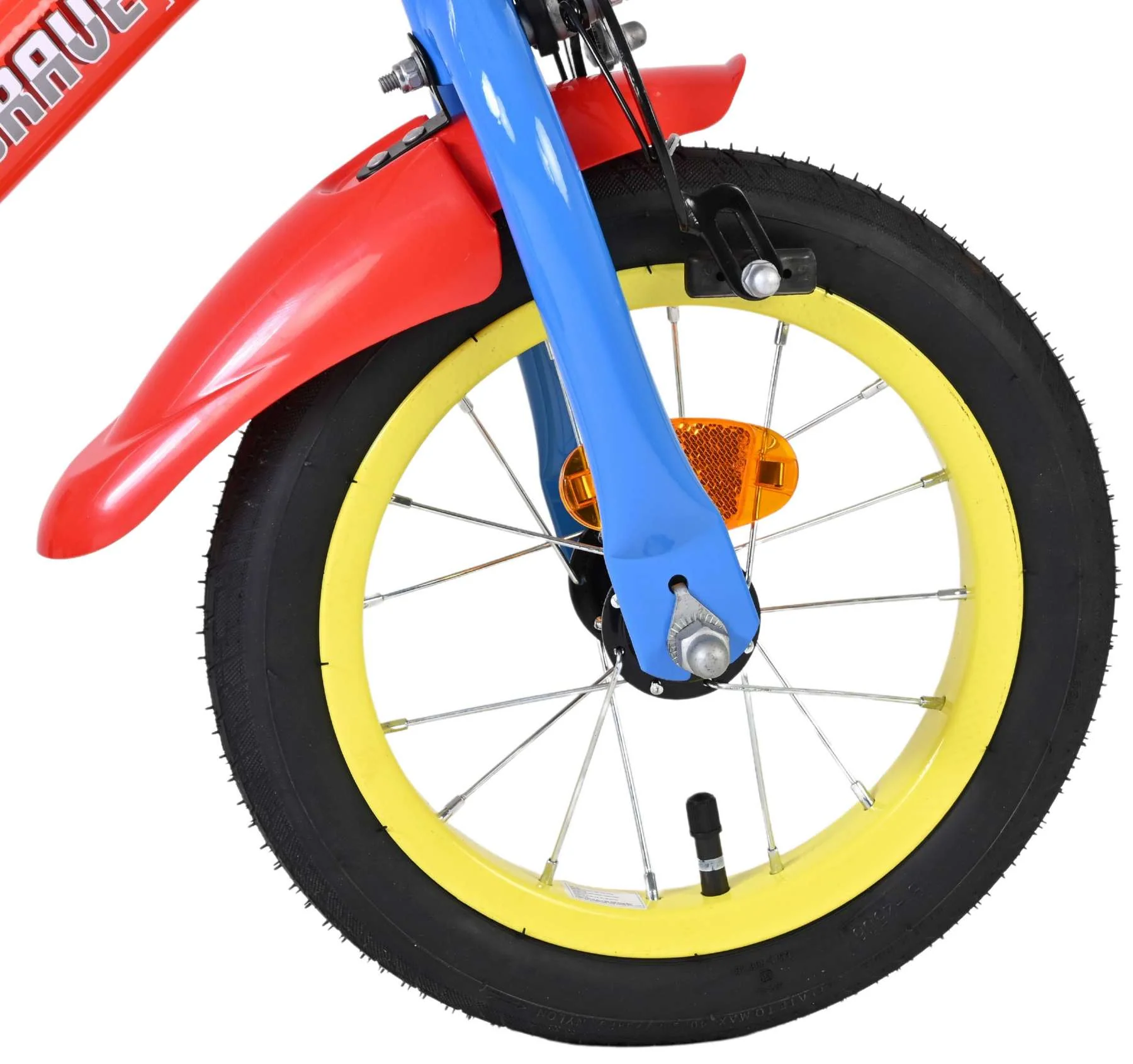 Paw Patrol Kinderfiets - Jongens - 12 inch - Rood/Blauw OUTLET - Image 3