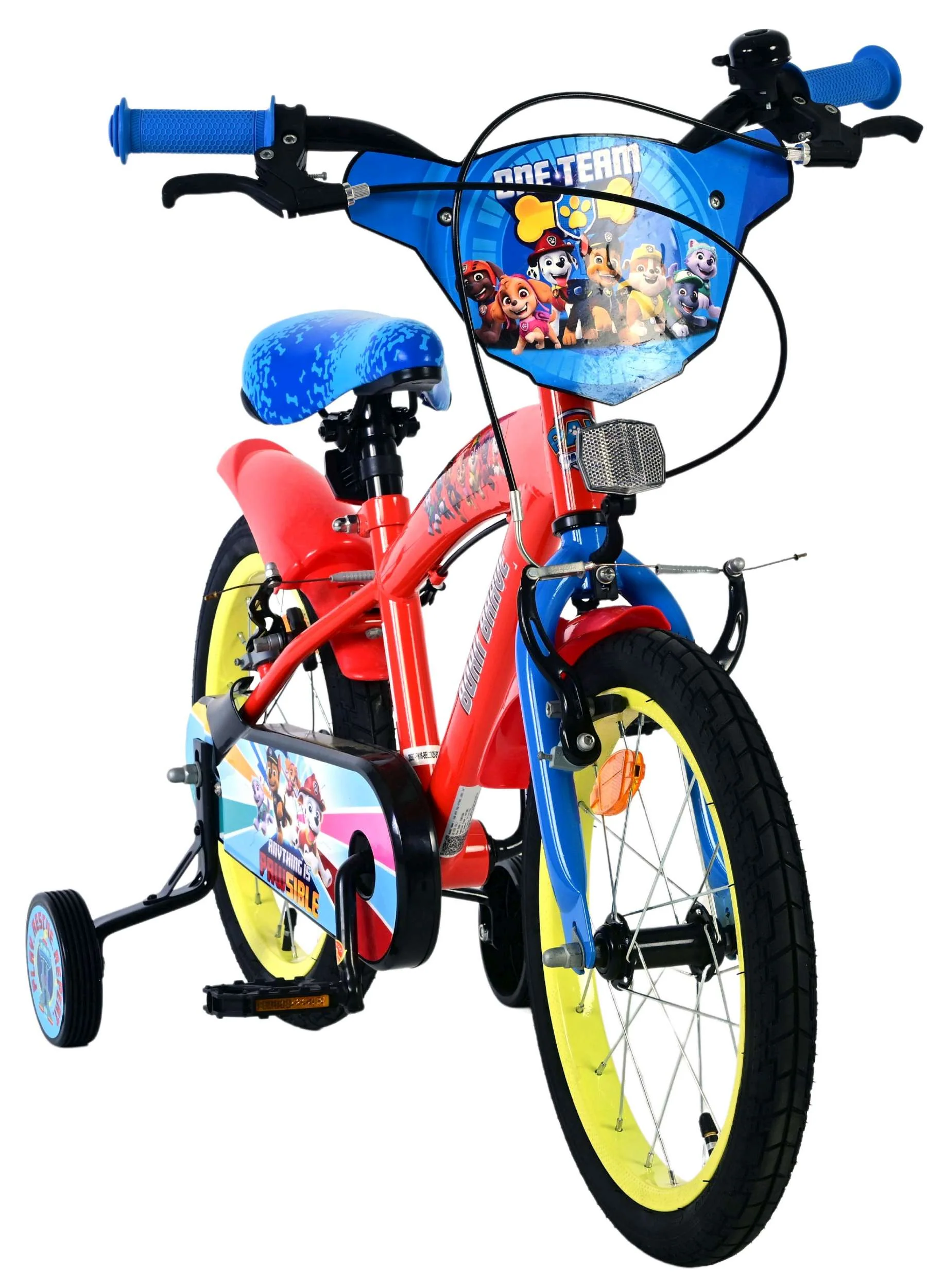 Paw Patrol Kinderfiets - Jongens - 16 inch - Rood - Twee handremmen - Image 5