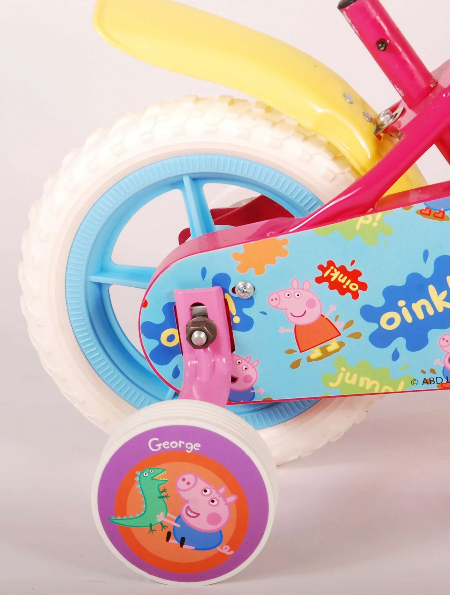 Peppa Pig Kinderfiets - Meisjes - 10 inch - Roze/Blauw - Doortrapper - Image 12
