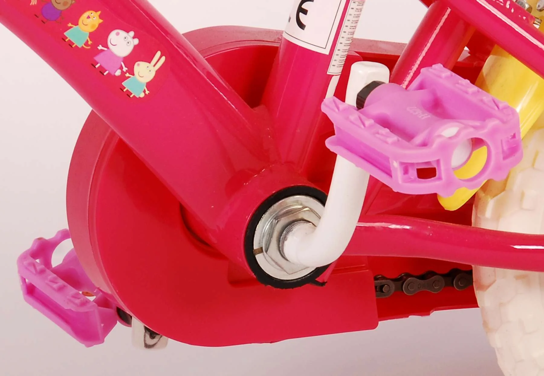 Peppa Pig Kinderfiets - Meisjes - 10 inch - Roze/Blauw - Doortrapper - Image 4