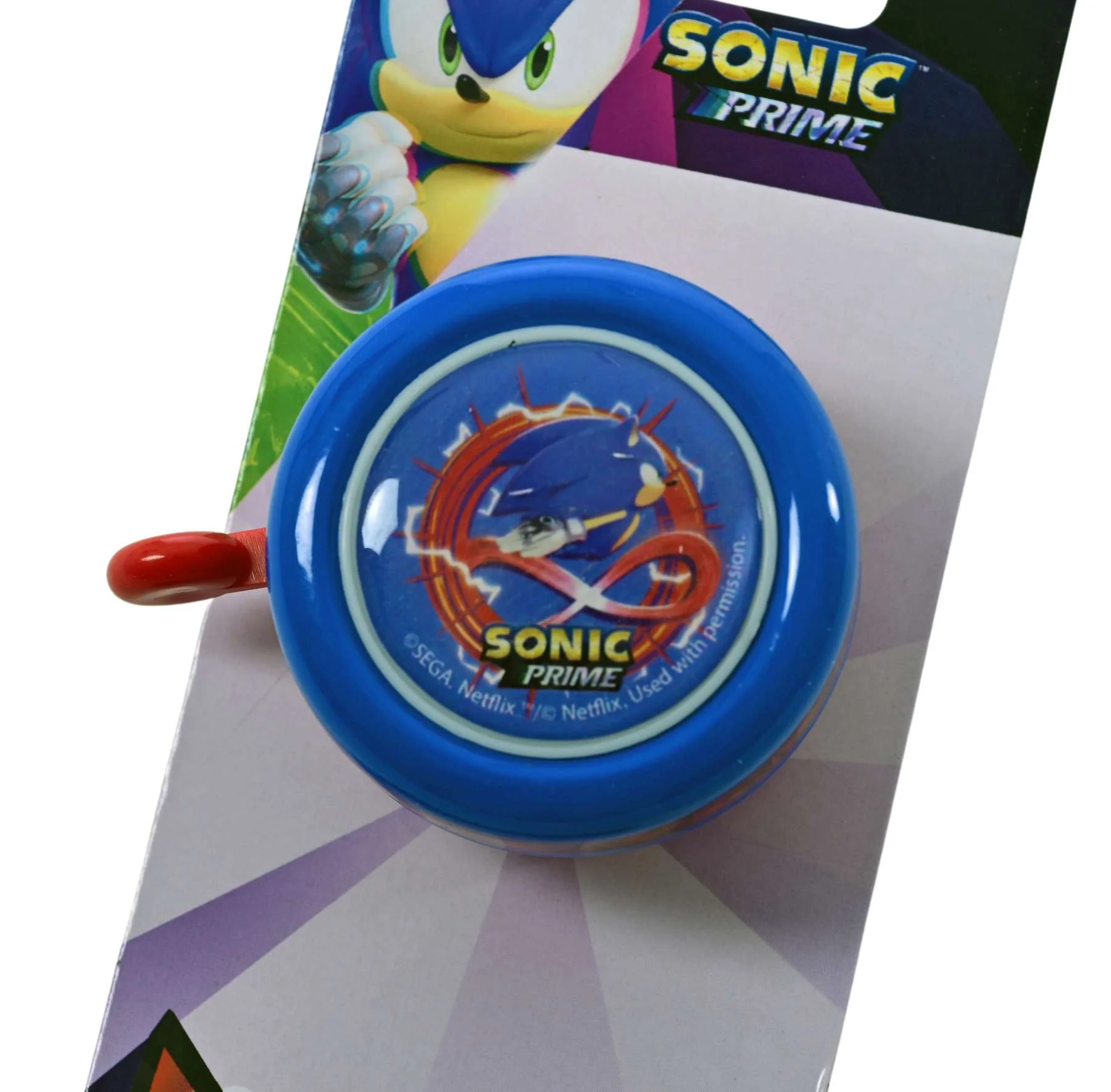 Sonic Prime Fietsbel - Jongens - Blauw Rood - Image 3