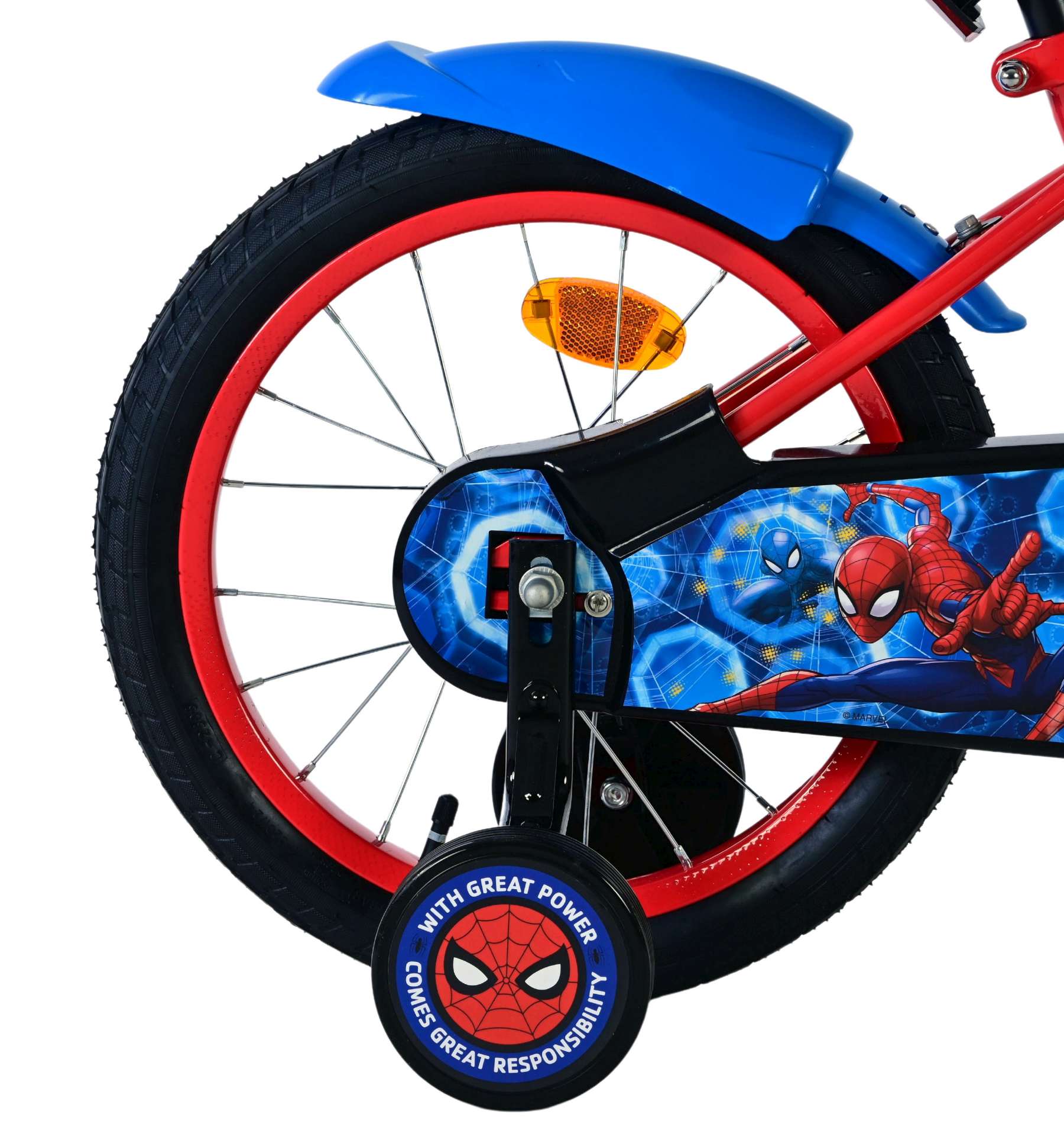 Spider-Man Kinderfiets - Jongens - 16 inch - Rood - Image 2