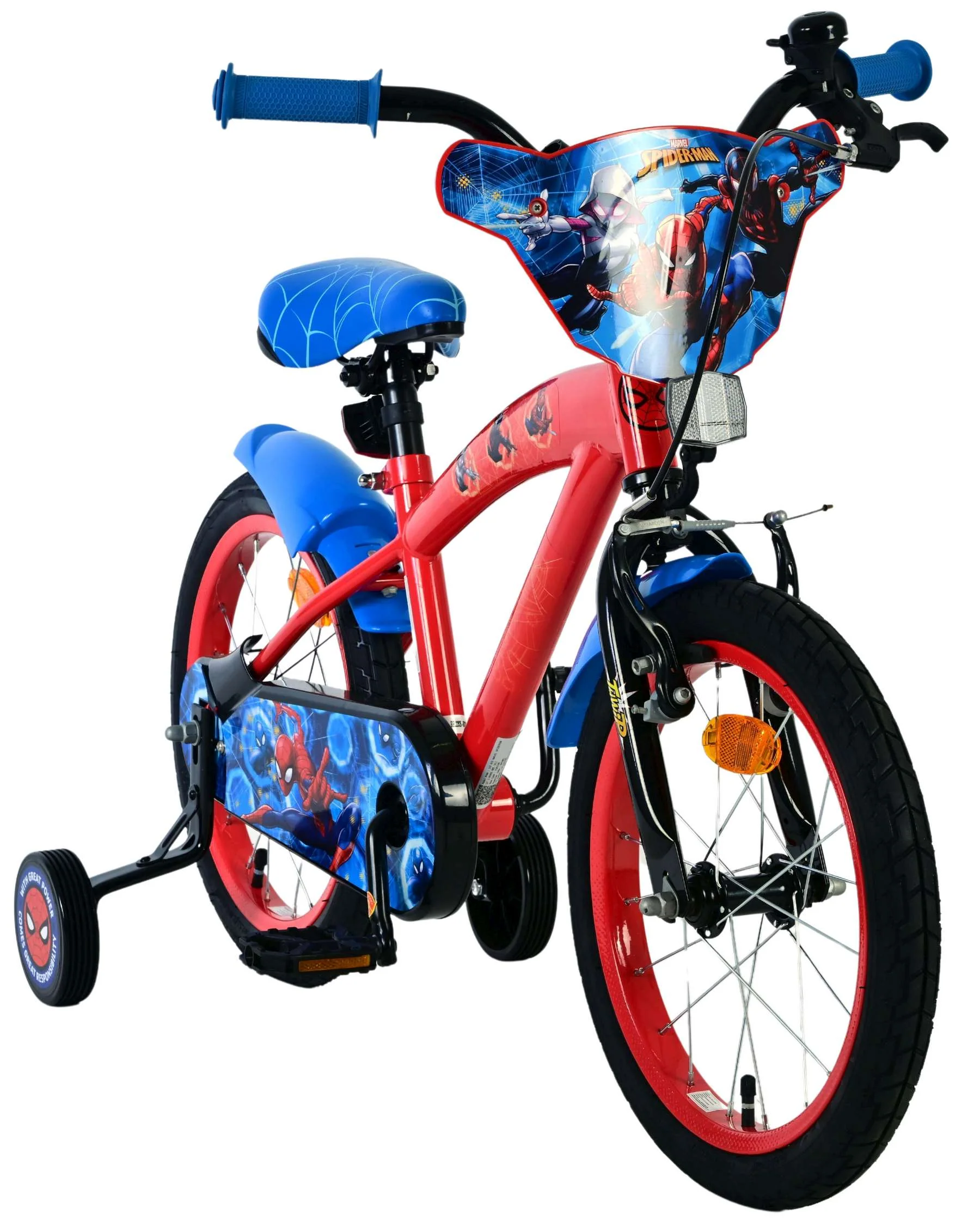Spider-Man Kinderfiets - Jongens - 16 inch - Rood - Image 5
