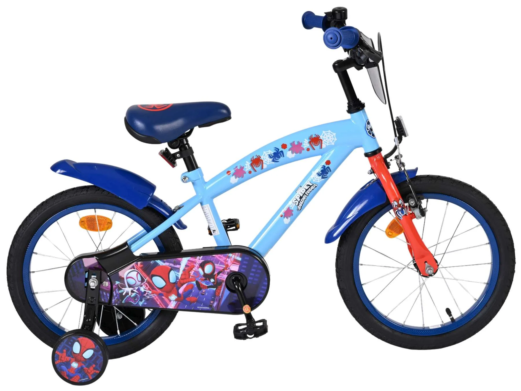 Spidey Kinderfiets - Jongens - 16 inch - Blauw OUTLET