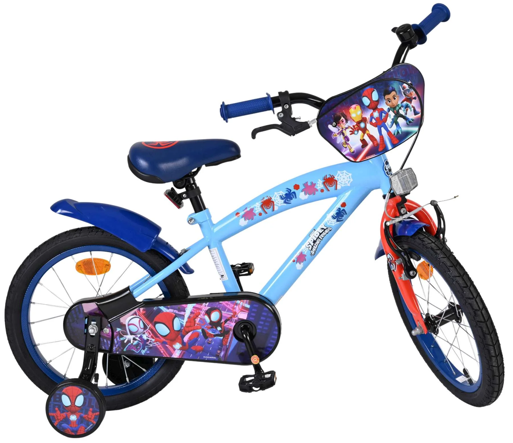 Spidey Kinderfiets - Jongens - 16 inch - Blauw OUTLET - Image 10
