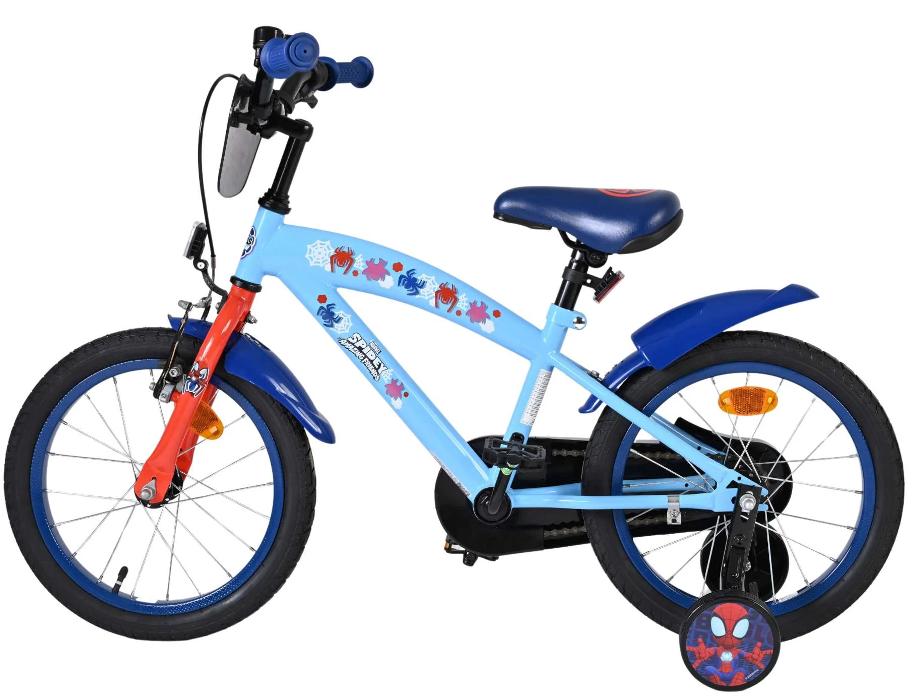 Spidey Kinderfiets - Jongens - 16 inch - Blauw OUTLET - Image 7