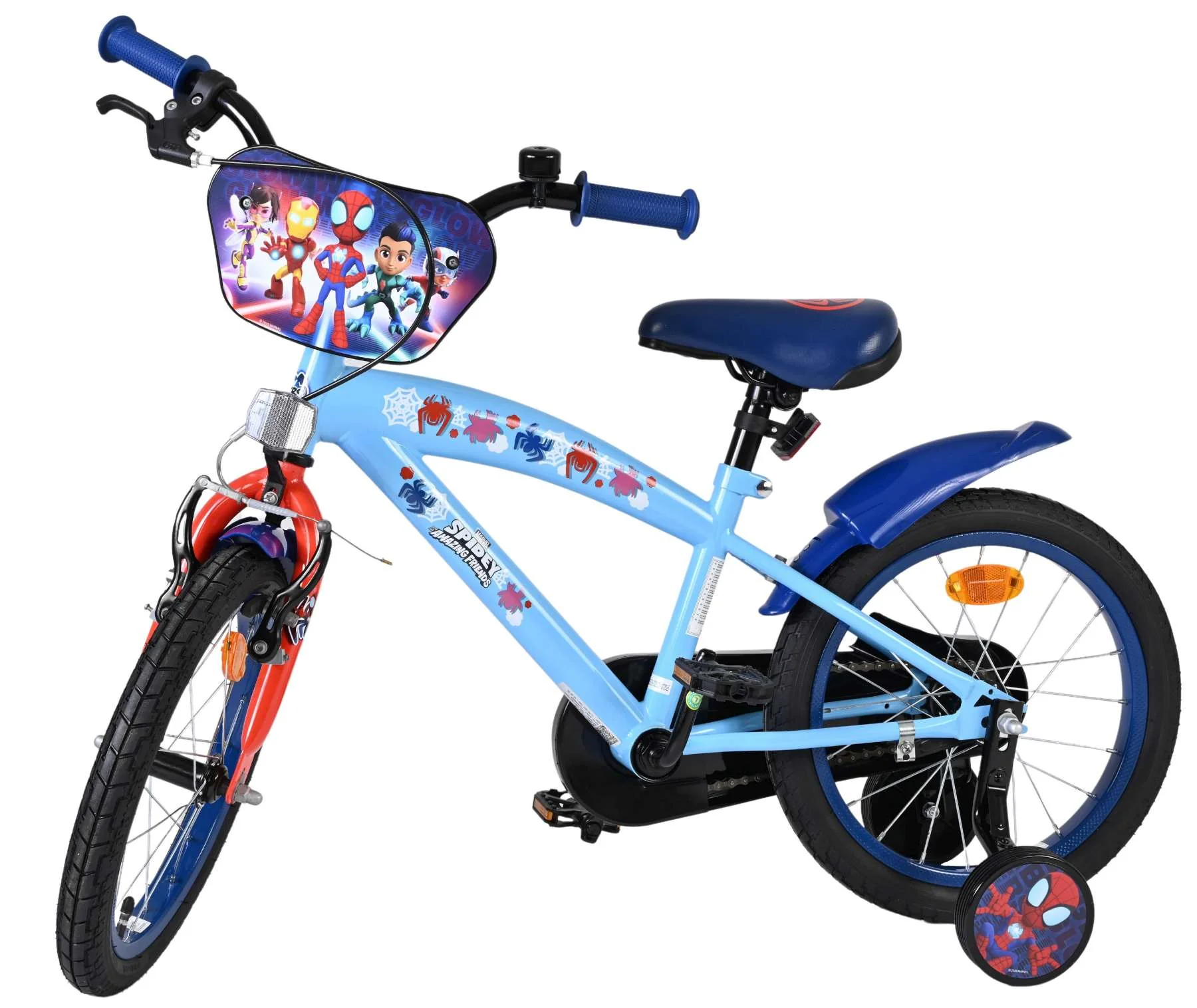 Spidey Kinderfiets - Jongens - 16 inch - Blauw OUTLET - Image 8