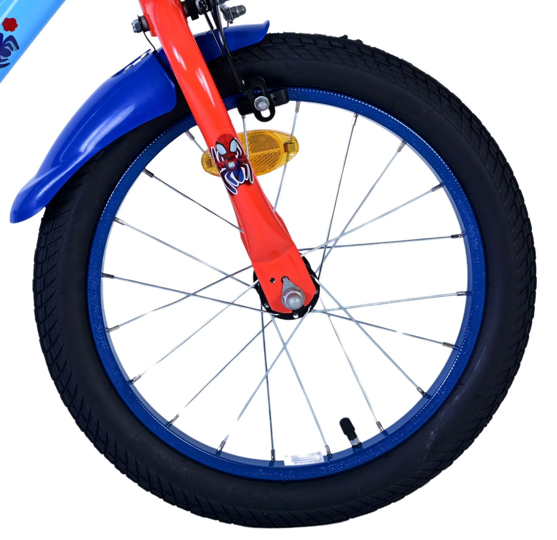 Spidey Kinderfiets - Jongens - 16 inch - Blauw - Twee handremmen OUTLET - Image 3
