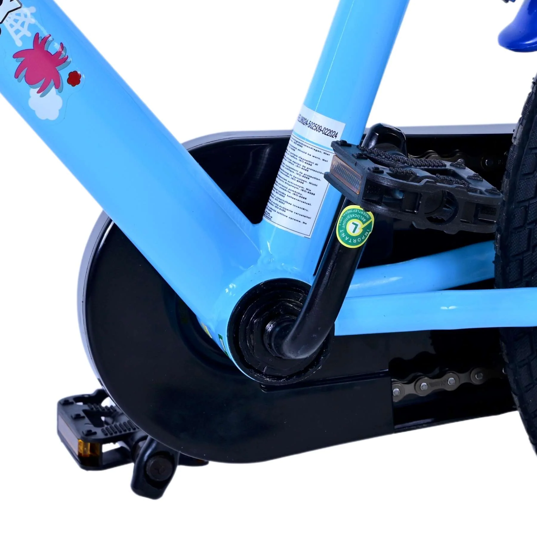 Spidey Kinderfiets - Jongens - 16 inch - Blauw - Twee handremmen OUTLET - Image 9
