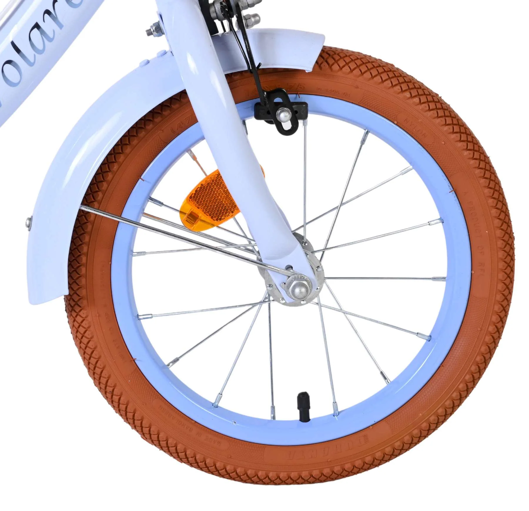Volare Ashley Kinderfiets - Meisjes - 14 inch - Pastel Blauw - Twee Handremmen - Image 3