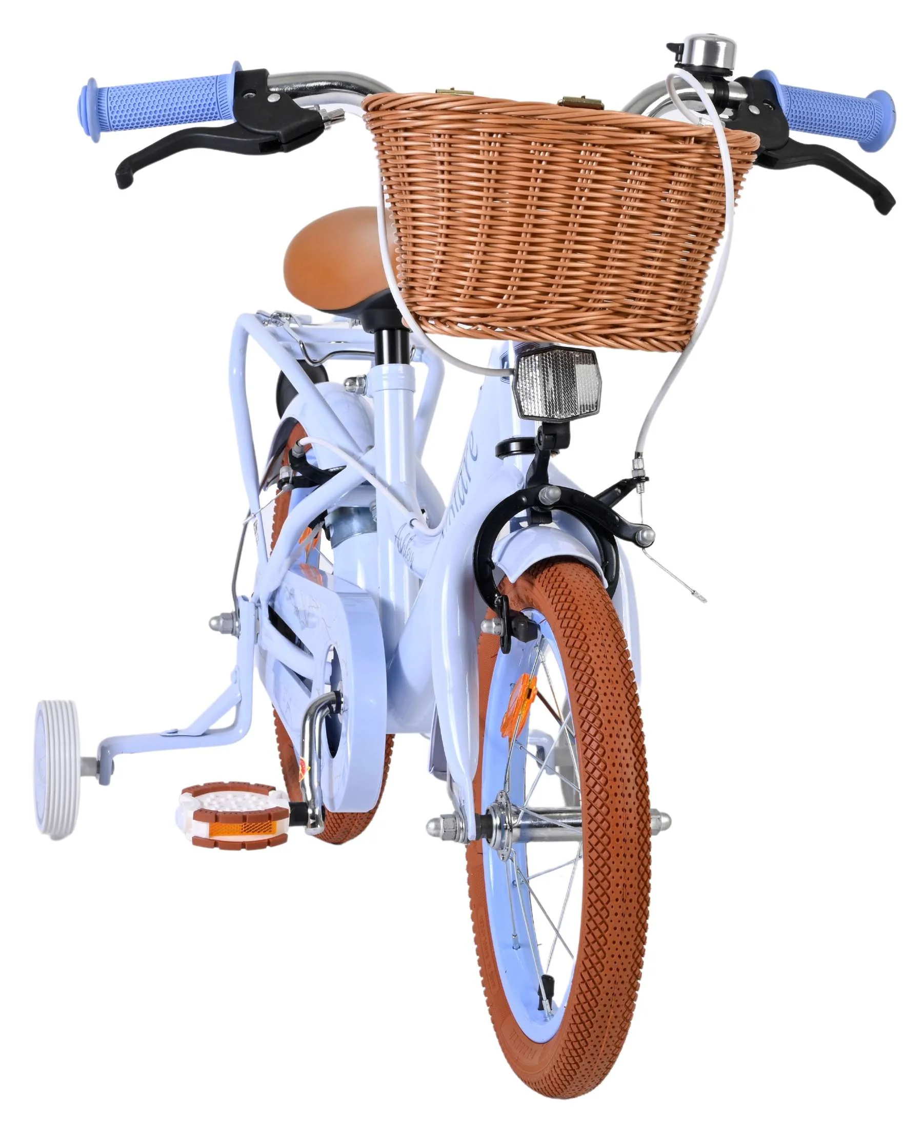 Volare Ashley Kinderfiets - Meisjes - 14 inch - Pastel Blauw - Twee Handremmen - Image 5