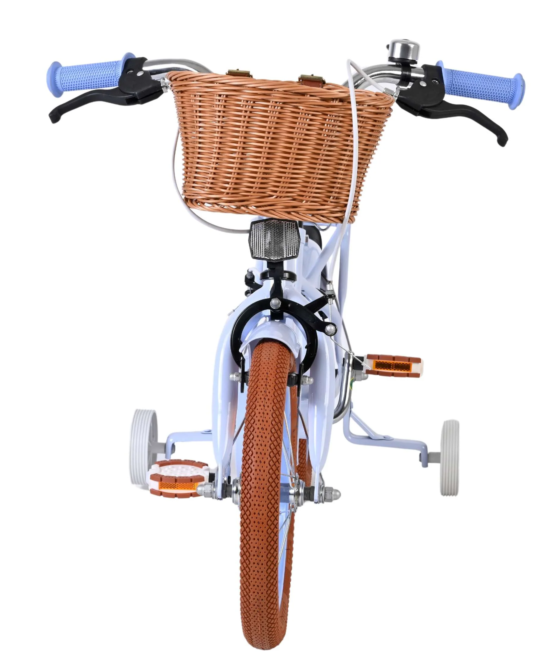 Volare Ashley Kinderfiets - Meisjes - 14 inch - Pastel Blauw - Twee Handremmen - Image 6