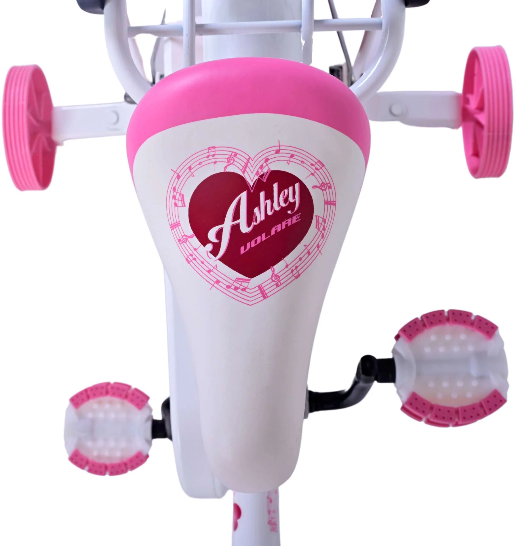 Volare Ashley Kinderfiets - Meisjes - 14 inch - Wit - Image 5